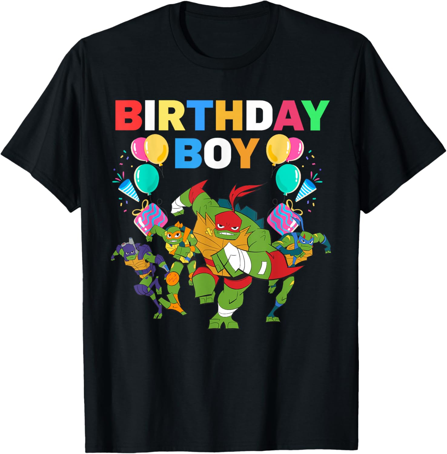 Teenage Mutant Ninja Turtles Birthday Boy T-Shirt Gift for Fans - 5