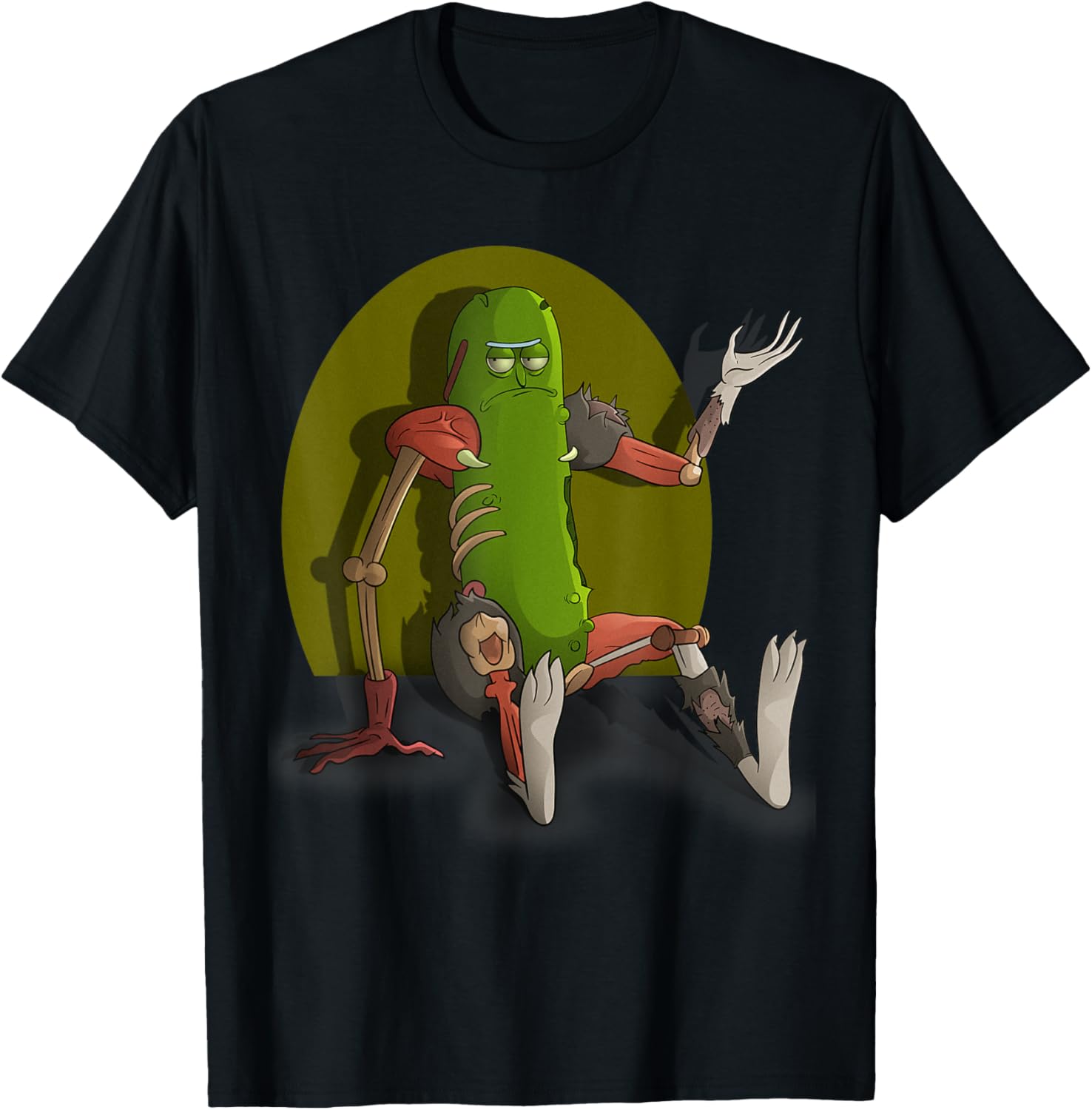 Mademark x Rick and Morty Pickle Rick Interview T-Shirt for Fans - 13