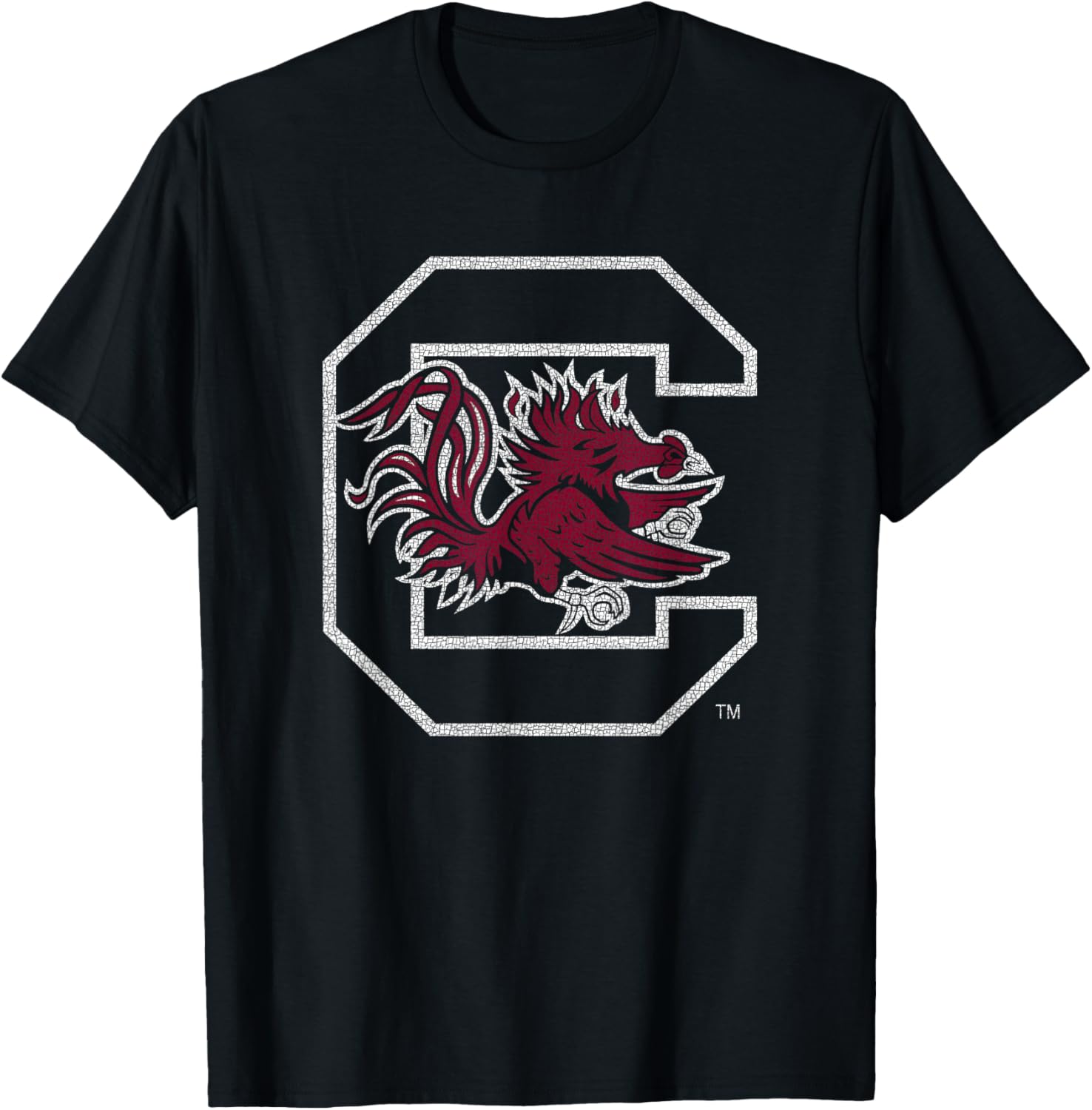 South Carolina Gamecocks Vintage Icon Black T-Shirt for Fans and Outdoors - 1