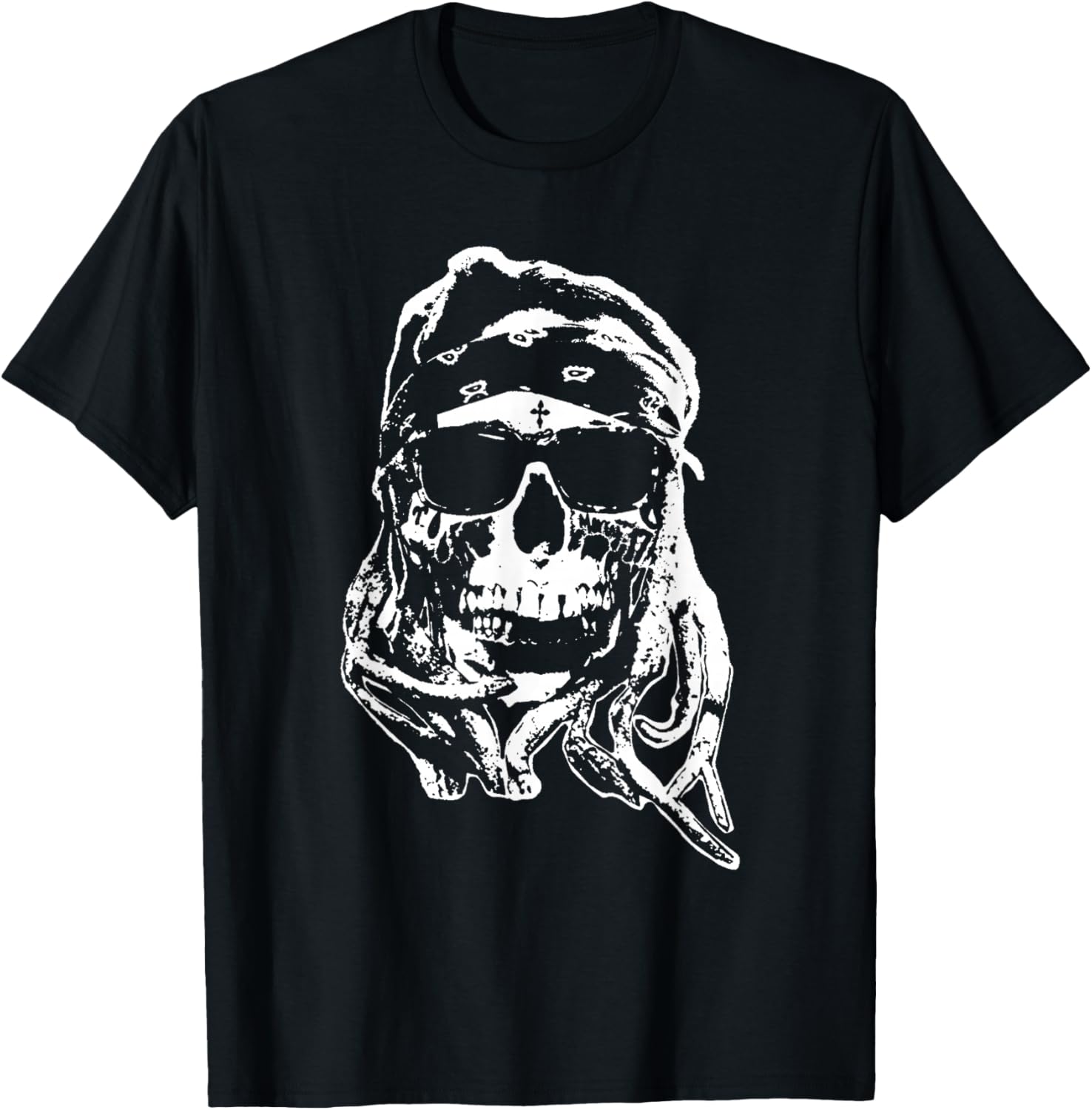Lil Wayne Bandana Skull T-Shirt for Music Fans - Stylish and Unique Design - 4