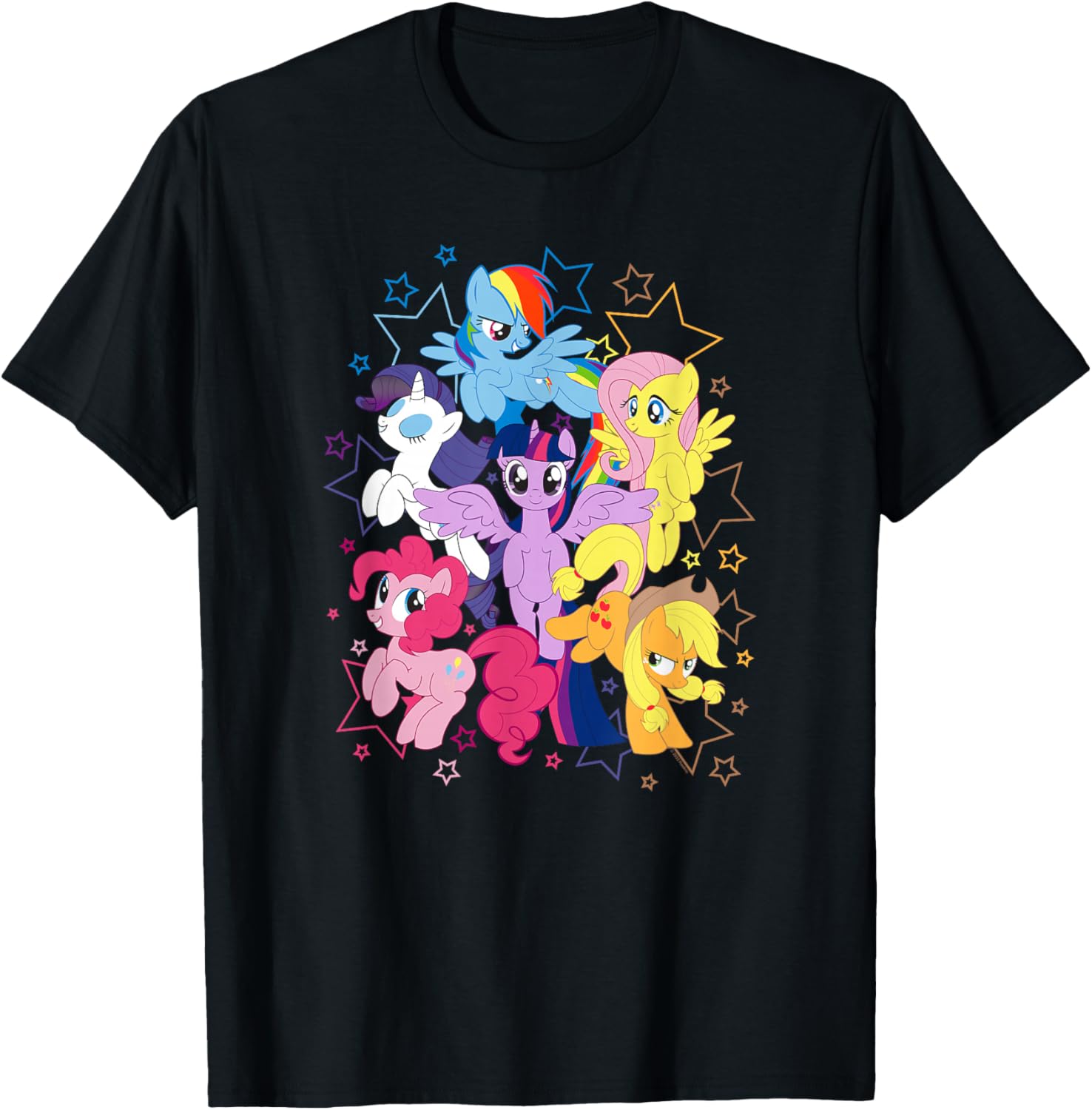 My Little Pony Friendship Is Magic Starry Group Shot T-Shirt for Fans - 7