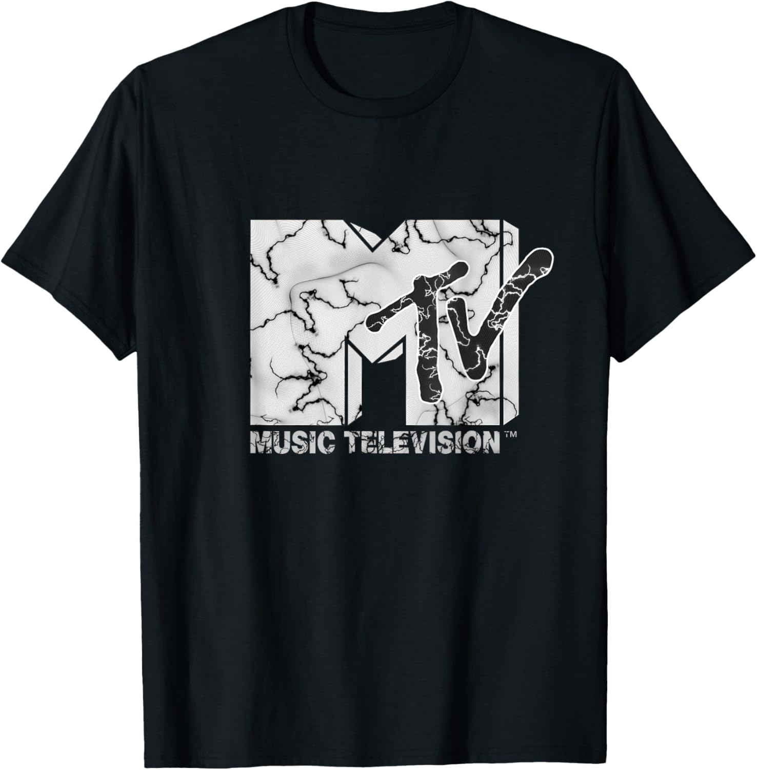 Mademark x MTV Electric Flashes Good Vibes T-Shirt for Trendy Style - 3