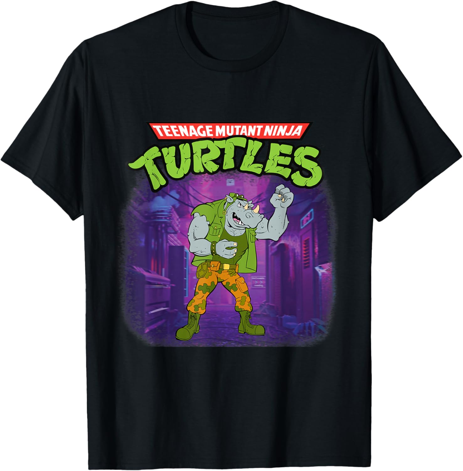 Mademark TMNT Rocksteady Rhino T-Shirt for Teenage Mutant Ninja Turtles Fans - 2