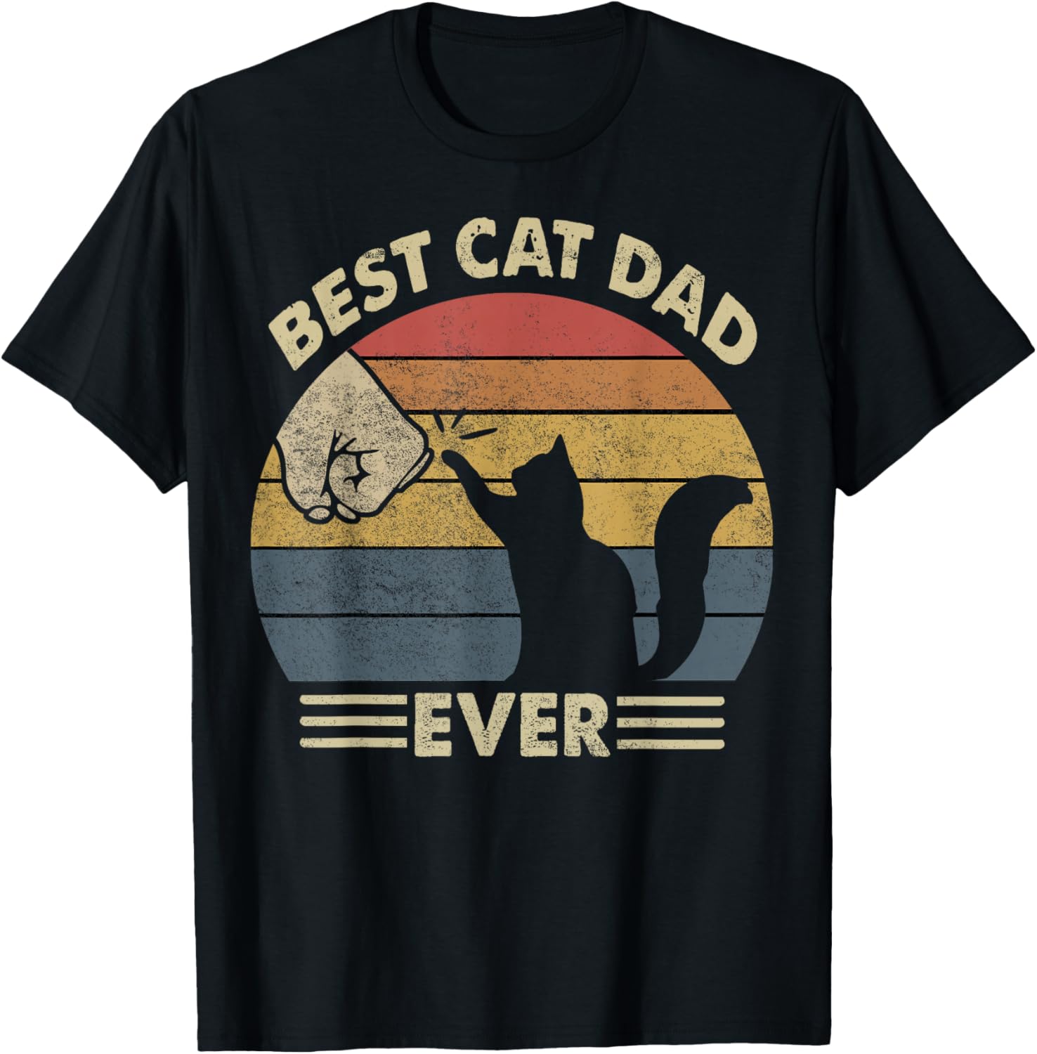 Funny Cat Dad T-Shirt for Men - Best Gift for Cat Lovers - 11