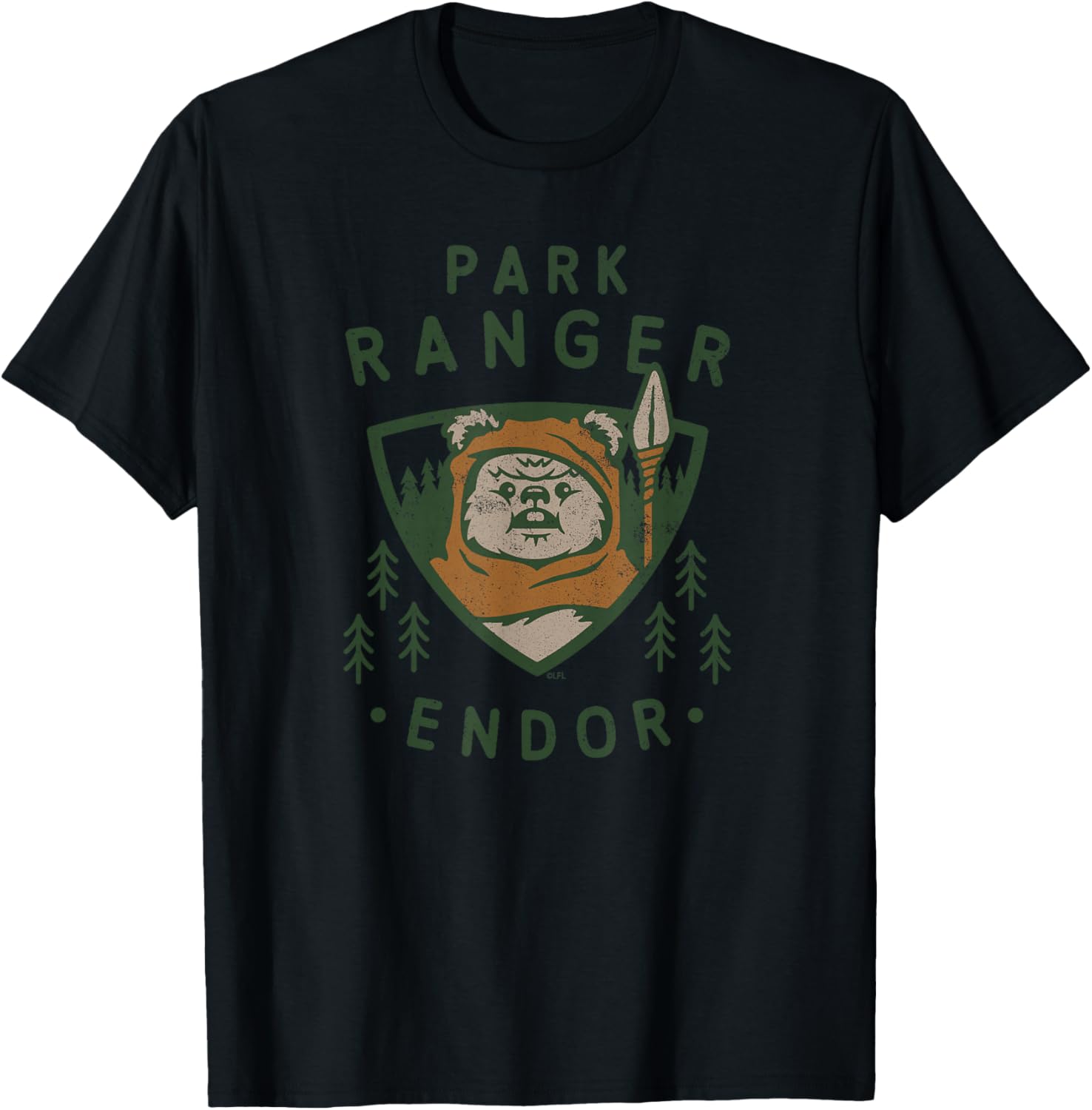 Ewok Park Ranger Endor T-Shirt for Star Wars Fans - Adventure Awaits! - 9