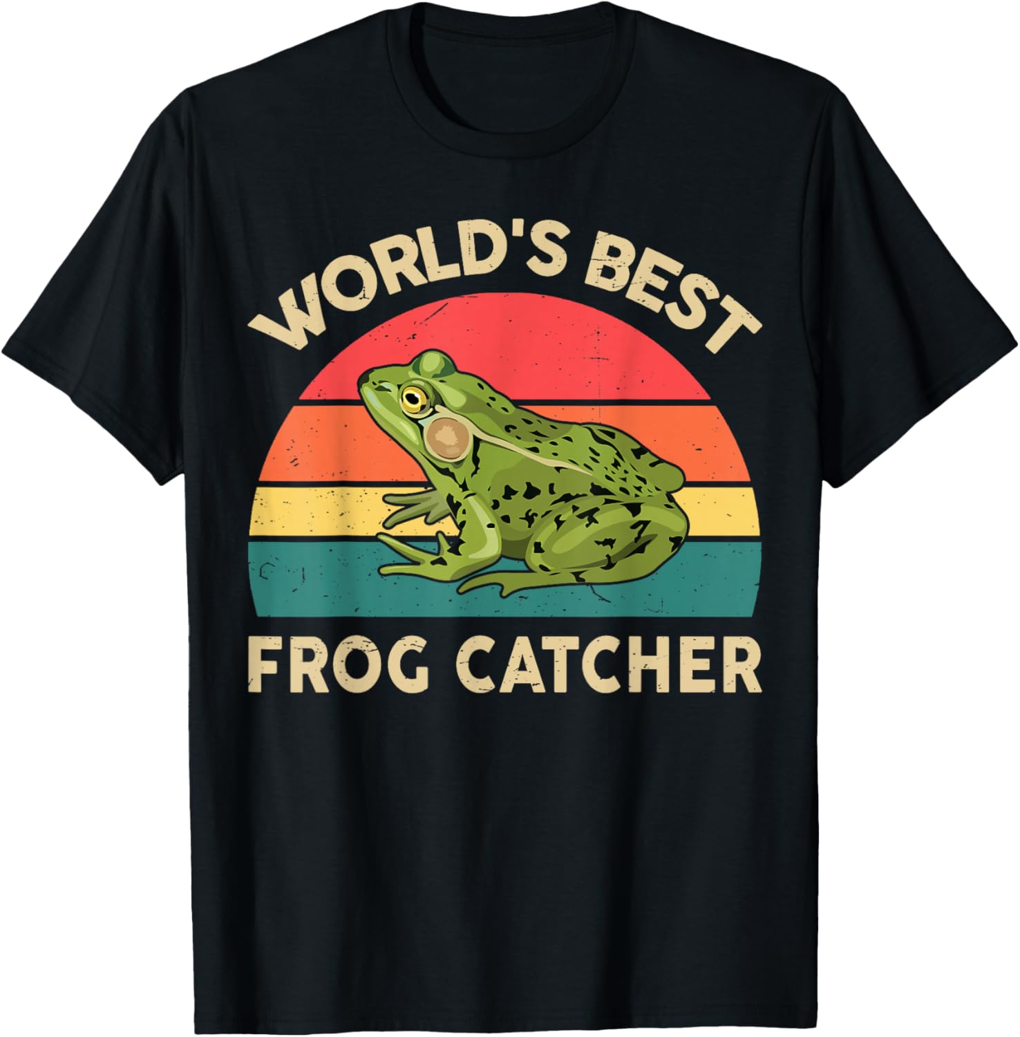 Funny Frog Catcher T-Shirt for Toddler Boys - Kids Graphic Tee - 12