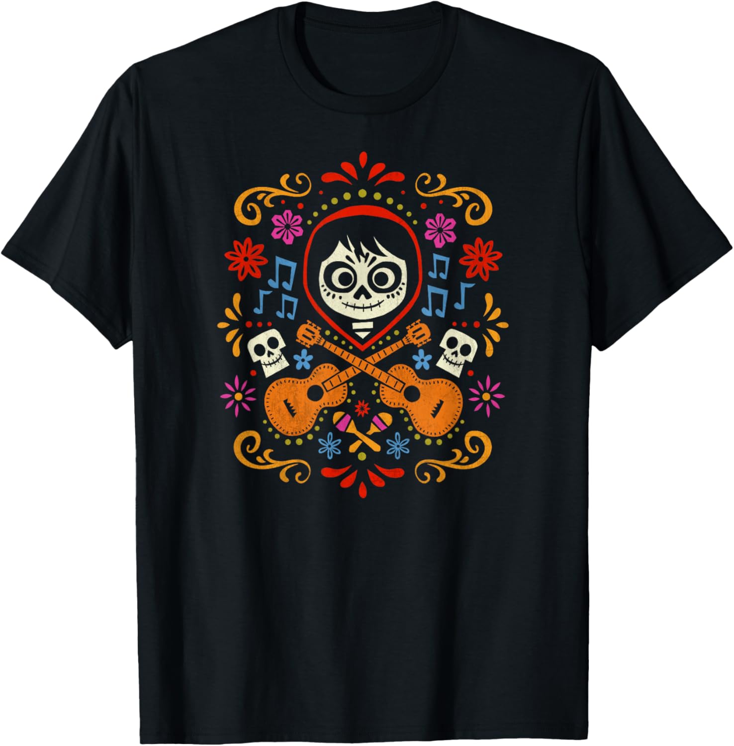 Disney Pixar Coco Musical Miguel Graphic T-Shirt for Kids and Adults - 9