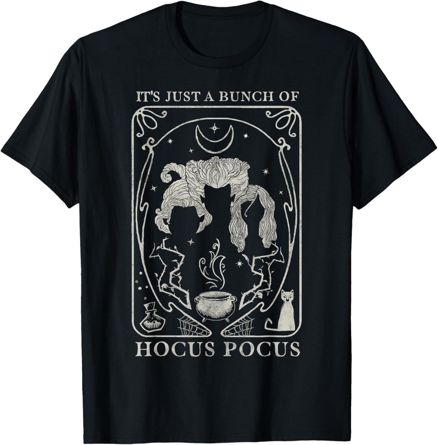 Disney Hocus Pocus Tarot Card T-Shirt for Fun and Stylish Fans - 5