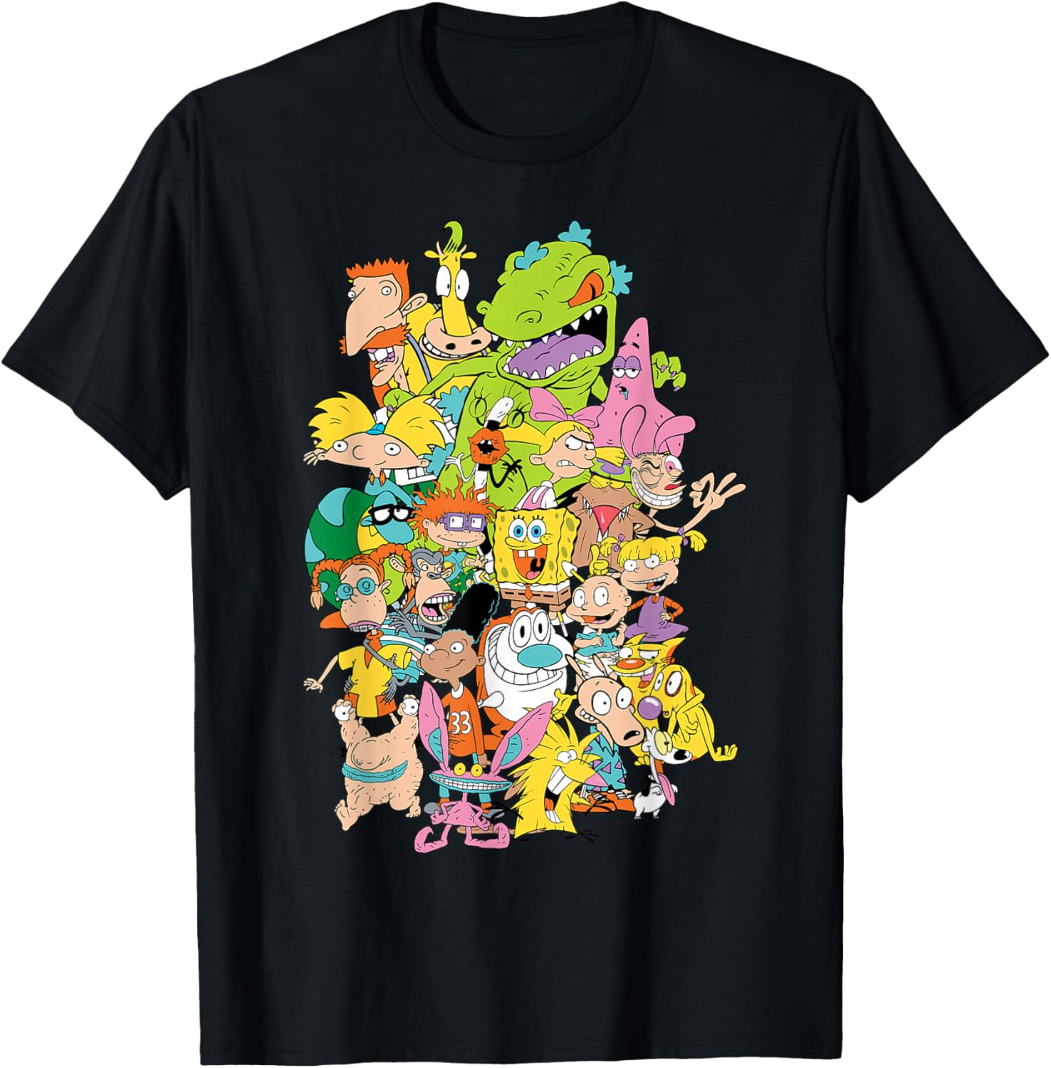 Nickelodeon 90s Throwback Character T-Shirt for Retro Cartoon Fans - 5