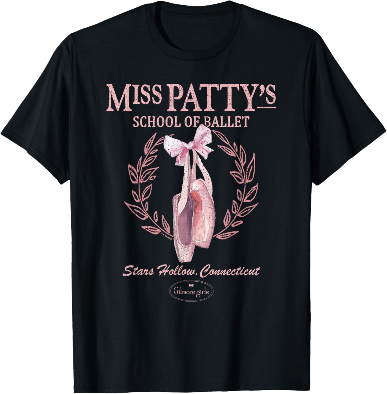 Gilmore Girls Miss Patty's Ballet Distressed Logo T-Shirt for Fans - 2