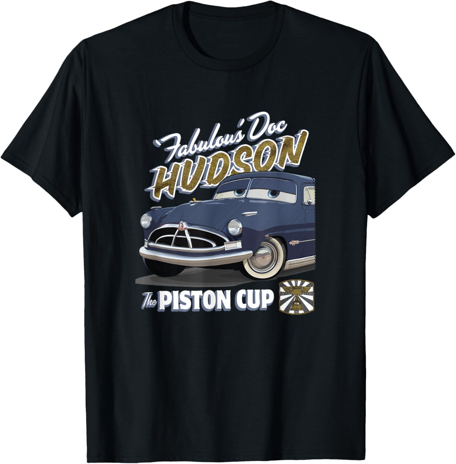 Vintage Doc Hudson T-Shirt from Disney Pixar Cars - Classic Style for Fans - 1