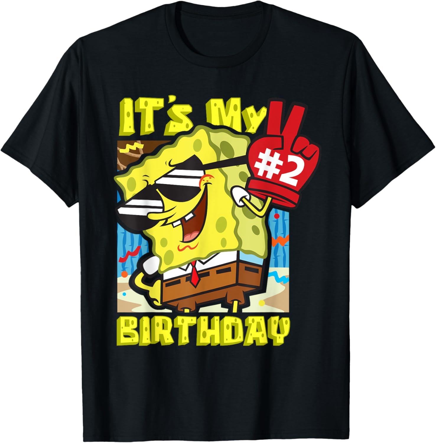SpongeBob 2nd Birthday T-Shirt for Boys and Girls – Fun Gift Idea! - 19