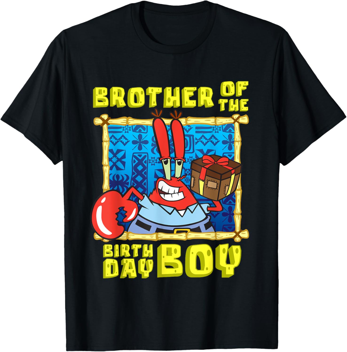 Mademark SpongeBob Mr. Krabs Brother Birthday T-Shirt for Boys - 12