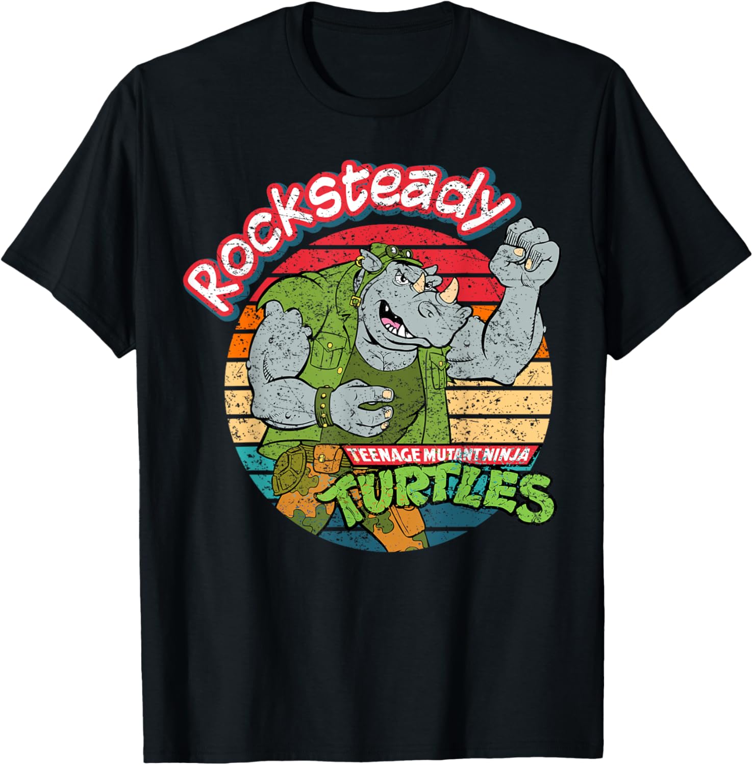 Mademark TMNT Rocksteady Ready For Action T-Shirt for Fans and Collectors - 1