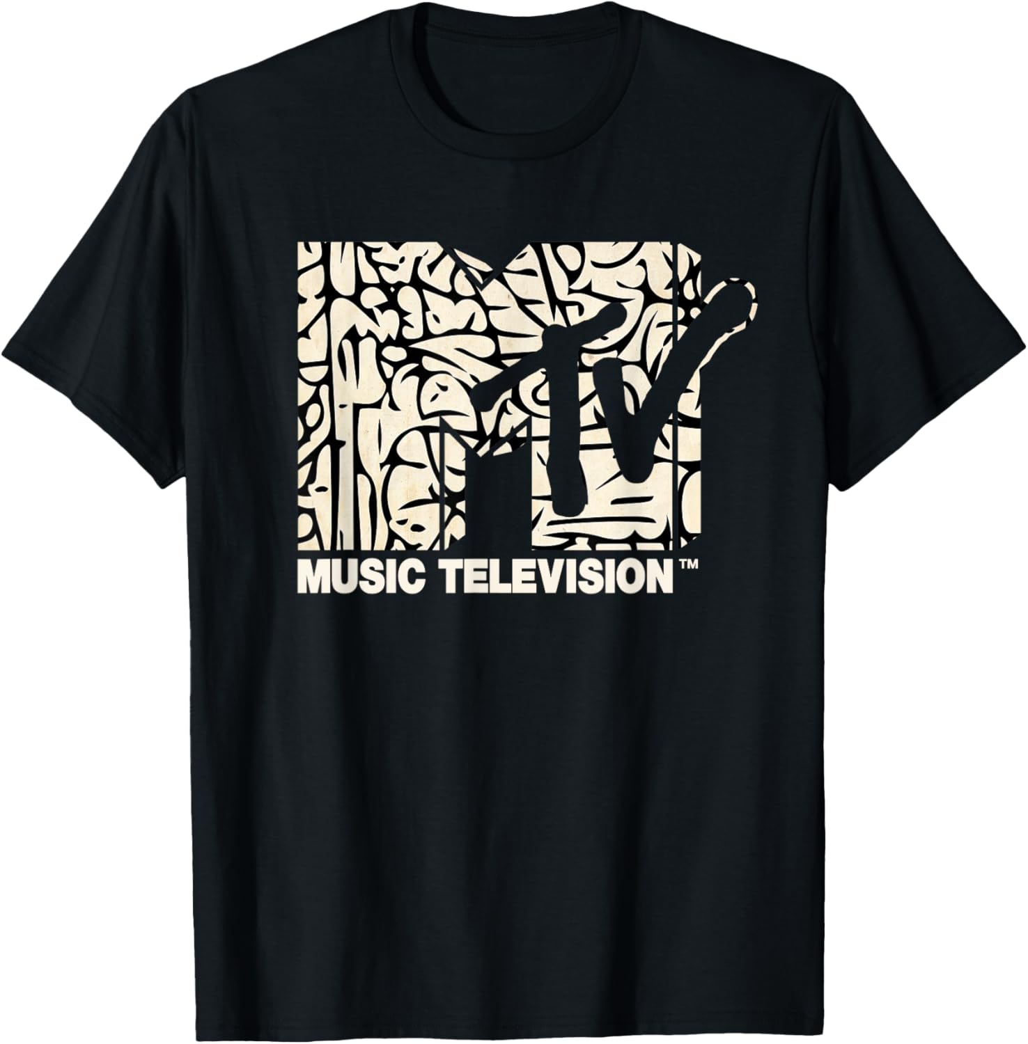 Mademark x MTV Sexy Animal Print Logo T-Shirt for Trendy Fashion Lovers - 2