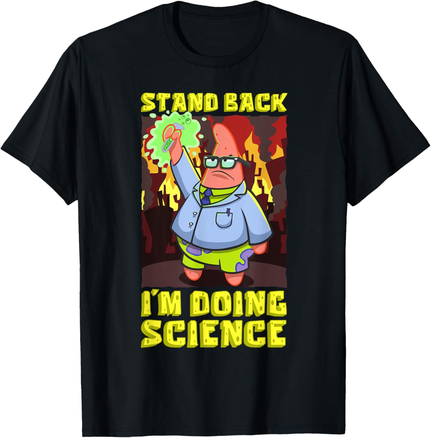 Mademark x SpongeBob SquarePants Science Experiment T-Shirt for Kids - 8
