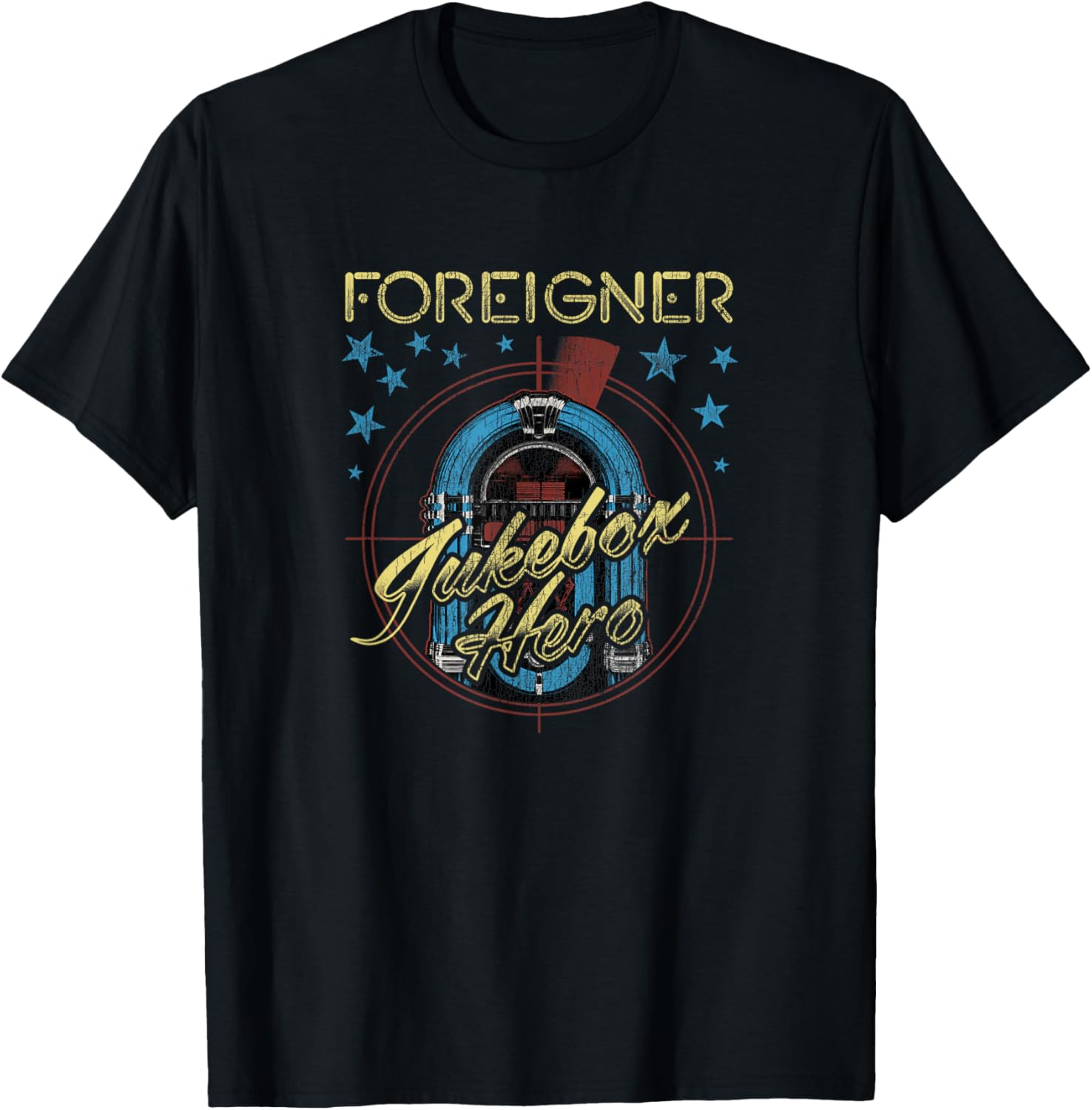 Foreigner Juke Box Hero T-Shirt for Music Lovers and Fashion Fans - 3