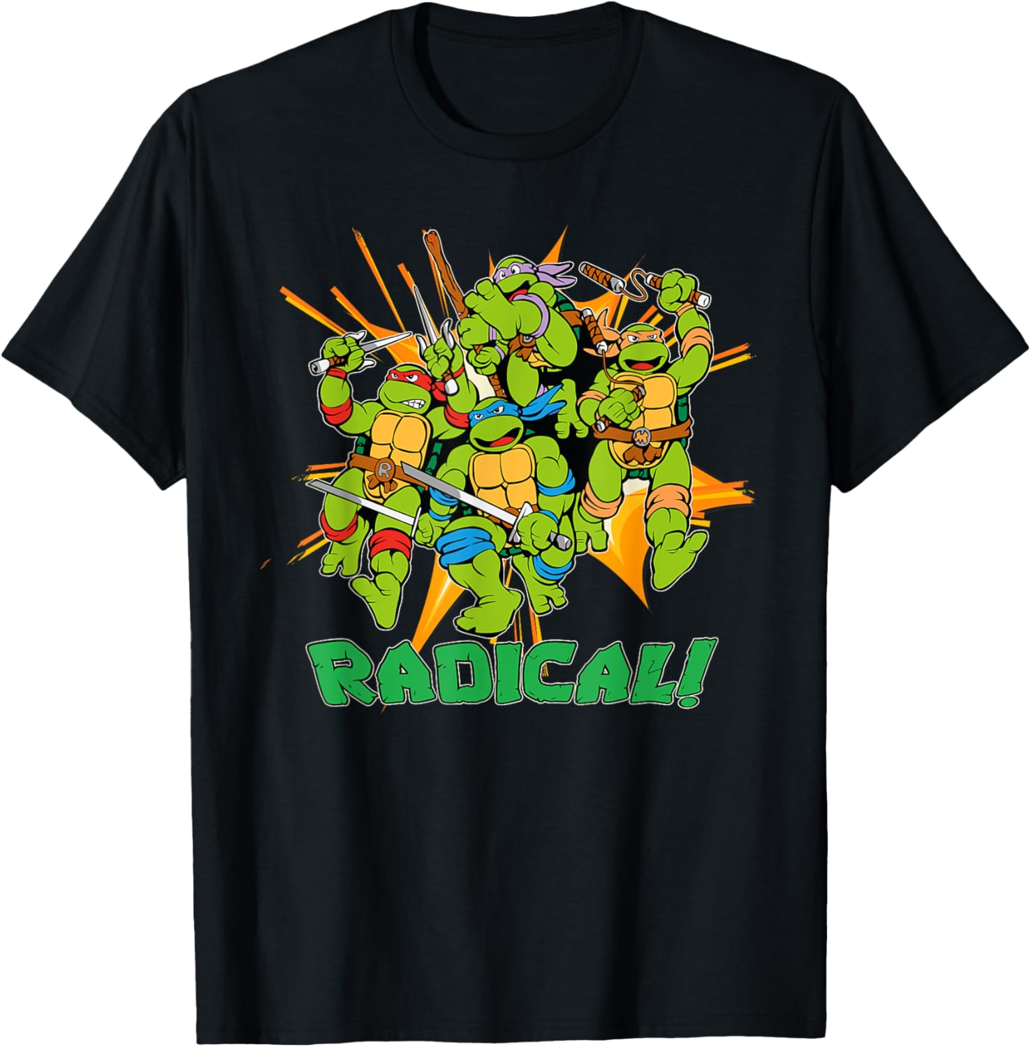 Mademark Teenage Mutant Ninja Turtles Radical T-Shirt for Fans - 2