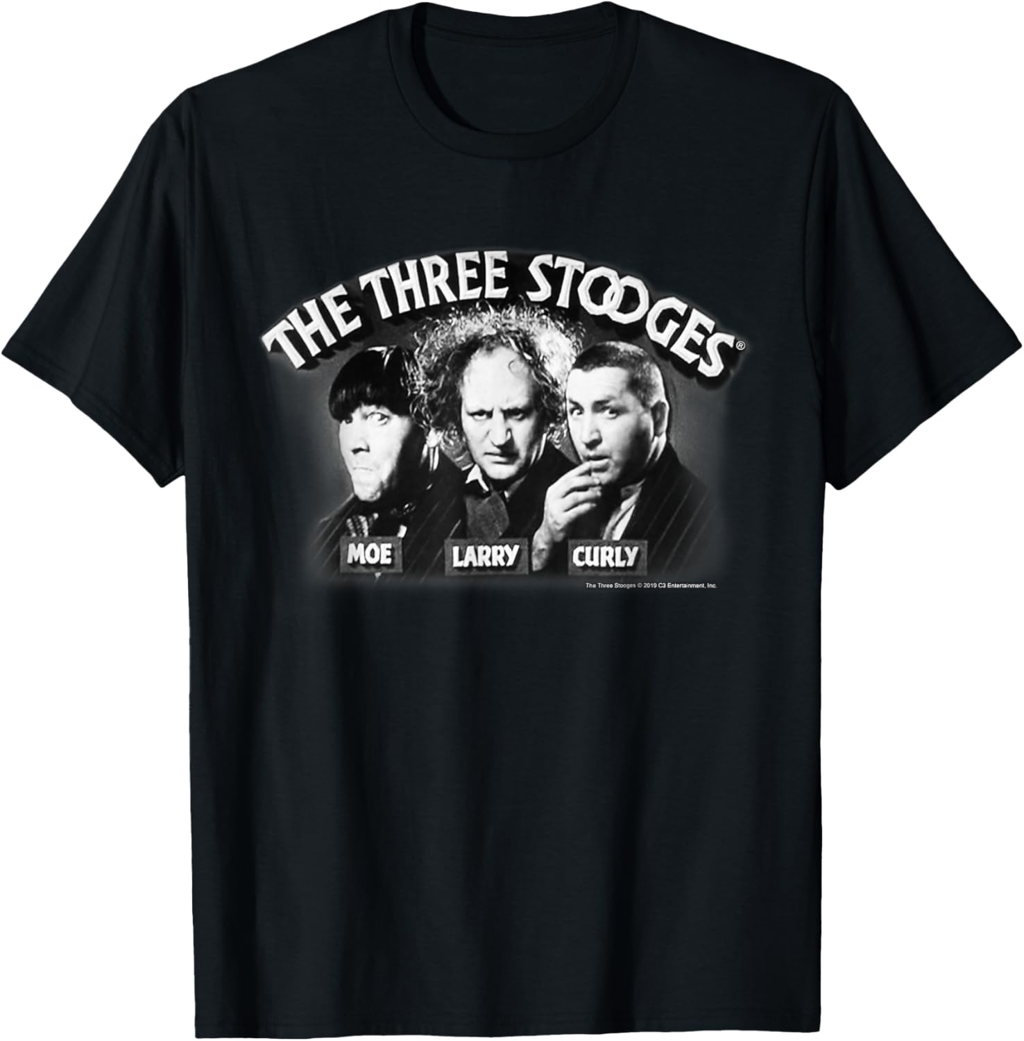 TTS The Three Stooges Opening Credits Logo T-Shirt for Fans and Collectors - 1
