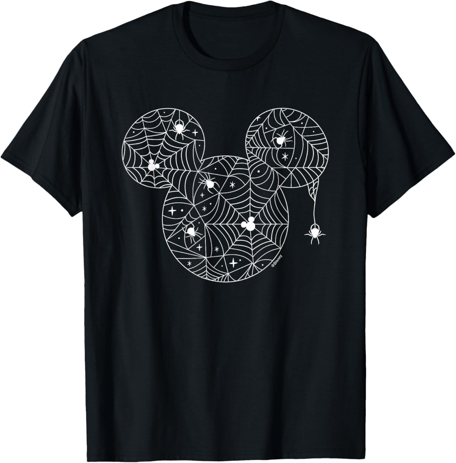 Halloween Mickey Spider Web Ears T-Shirt for Festive Fun - 2