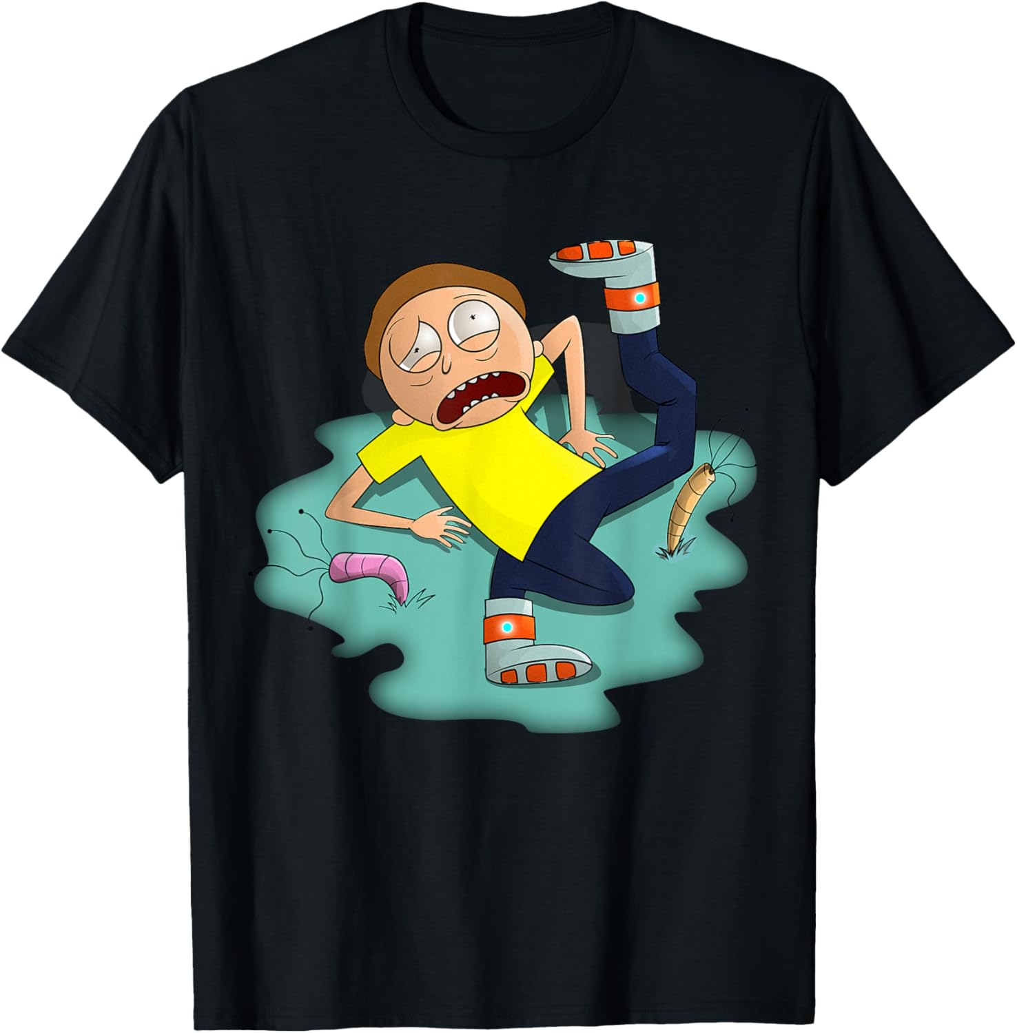 Rick and Morty Grappling Shoes T-Shirt for Fun and Style Enthusiasts - 5
