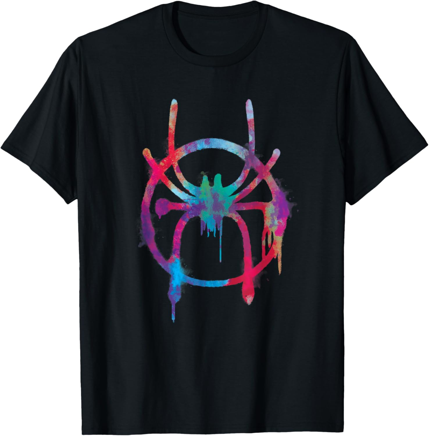 Marvel Spider-Man Into the Spider-Verse Rainbow Icon T-Shirt for Fans - 8