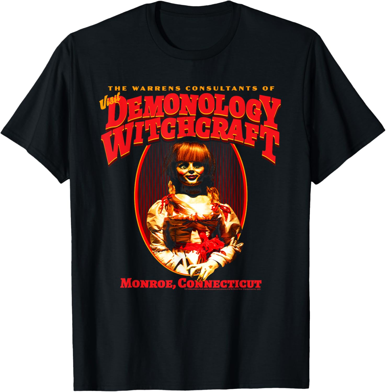 The Conjuring Demonology Witchcraft Horror Movie T-Shirt for Fans - 1