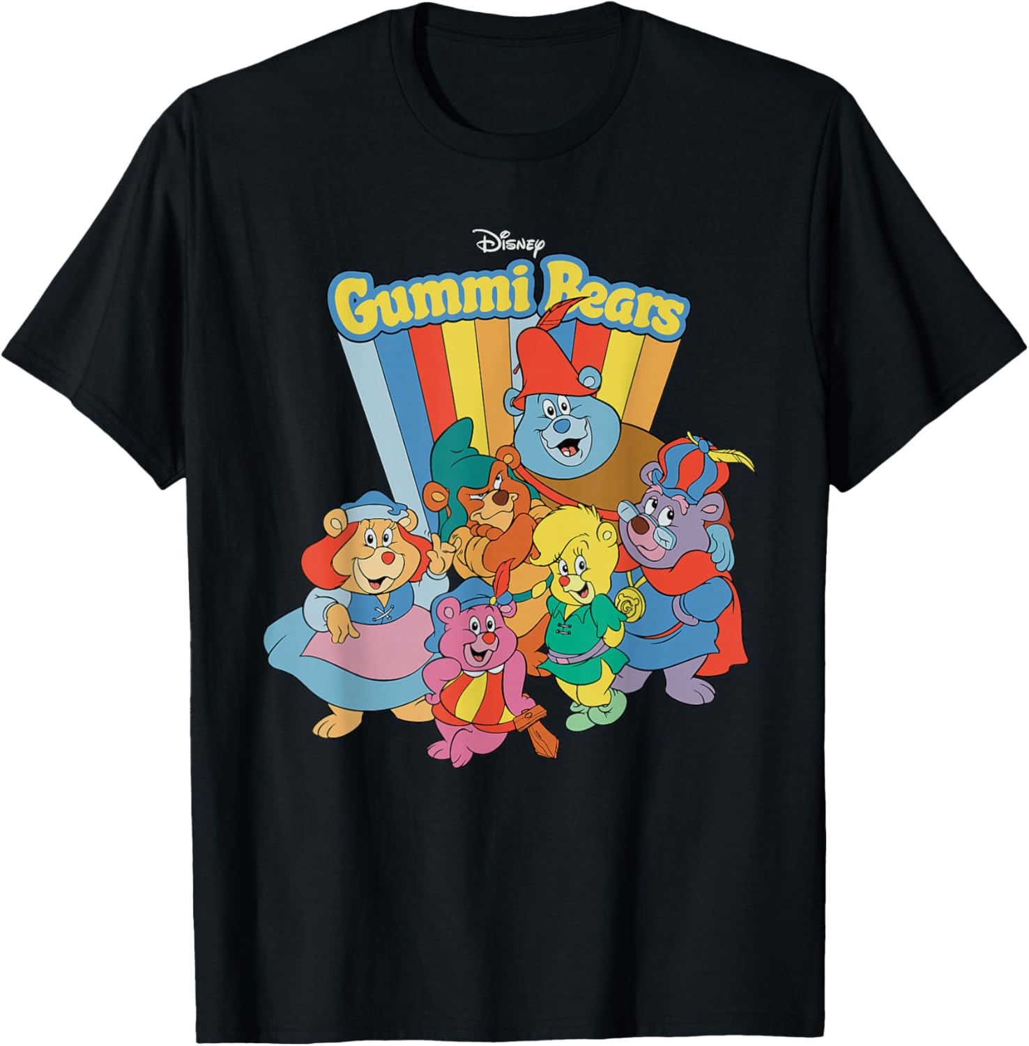 Disney Rubber Bear Band Retro T-Shirt for Fun and Fashion Lovers - 7