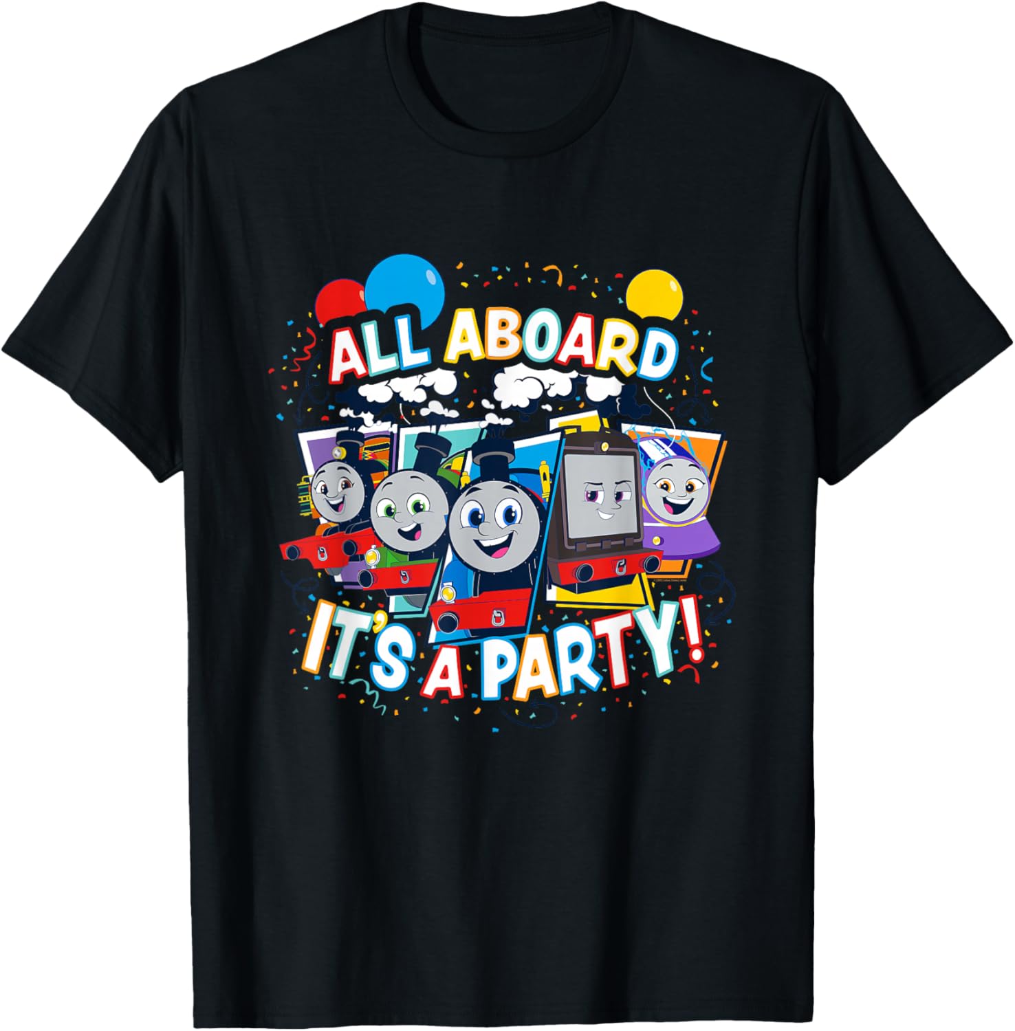Thomas & Friends All Aboard It's a Party T-Shirt for Kids Fun Fashion - 6