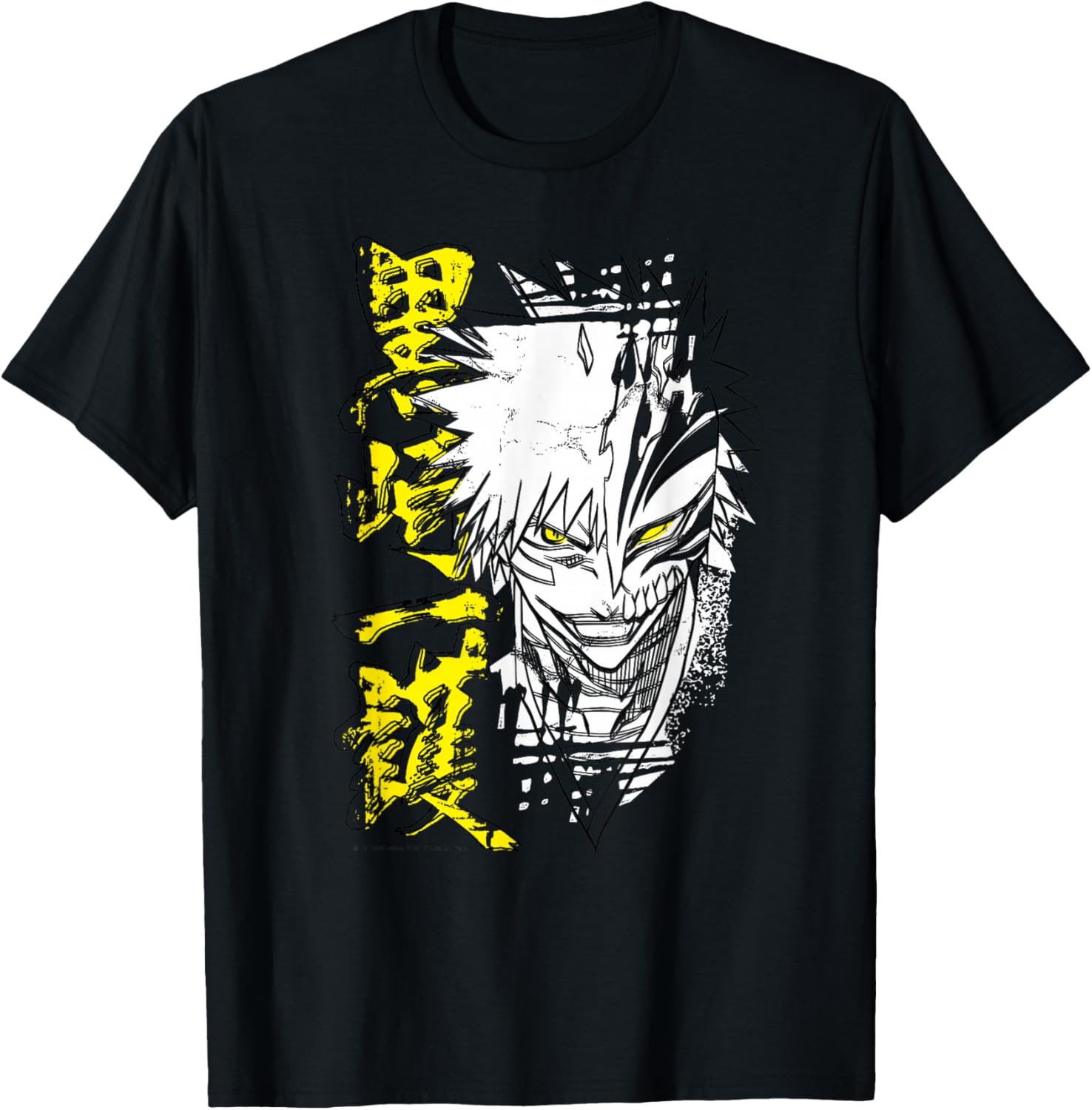 Bleach Ichigo Hollow Outline Sketch Anime T-Shirt for Fans and Collectors - 1