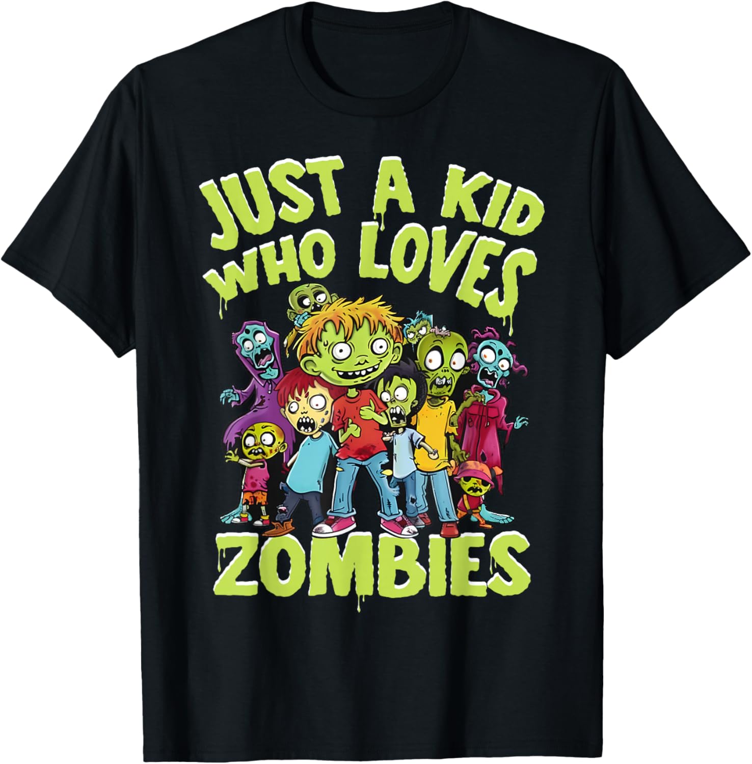 Funny Zombie Love Kids T-Shirt Perfect for Halloween Fun - 12