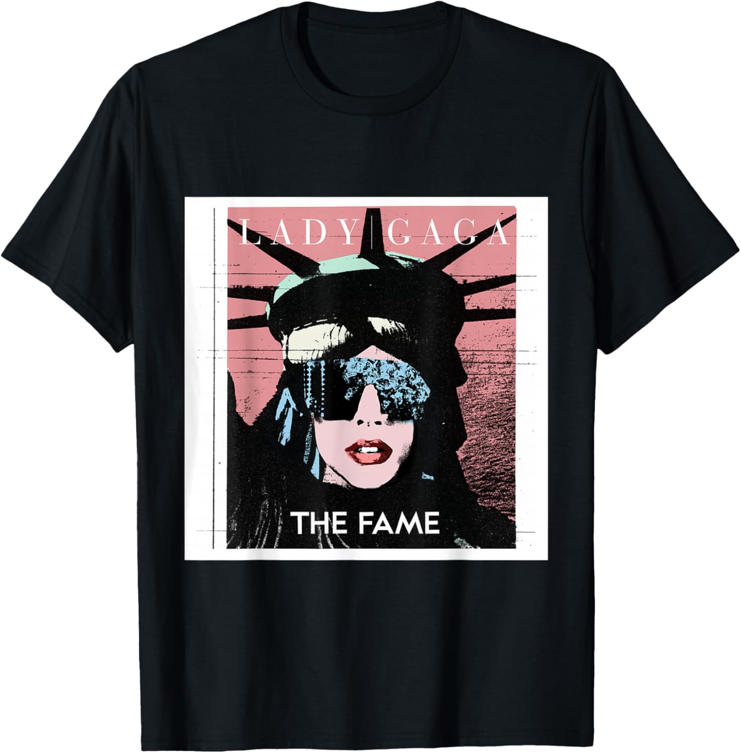 Lady Gaga Statue of Liberty T-Shirt for Fashion-Forward Fans - 1