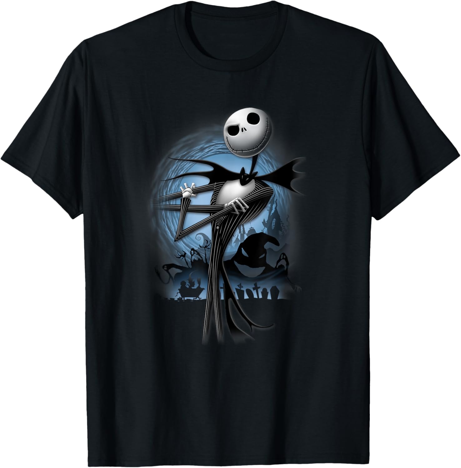 Disney Nightmare Before Christmas Jack Skellington Pose T-Shirt for Fans - 4