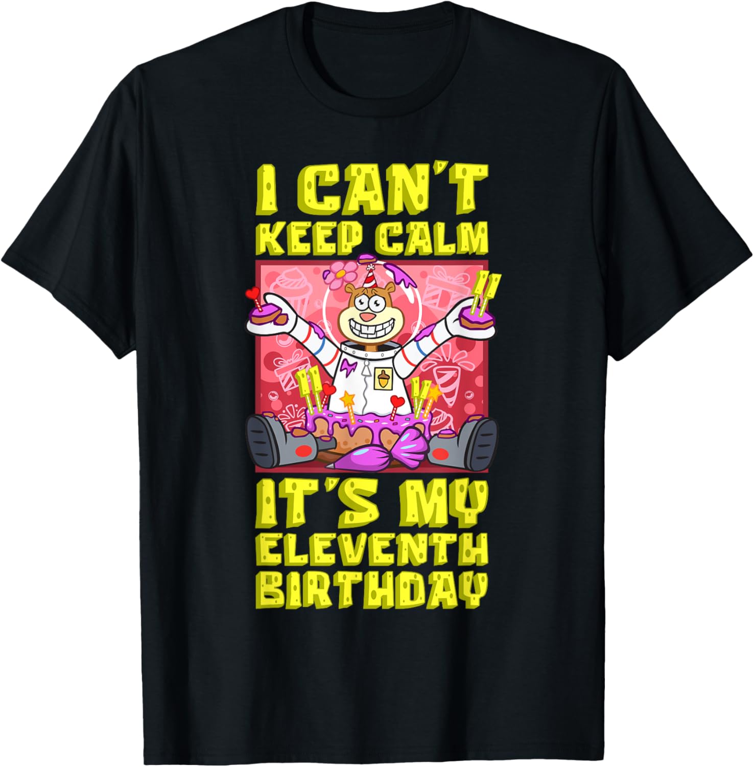 Sandy Birthday Shirt - Mademark x SpongeBob 11th Birthday Gift T-Shirt - 10
