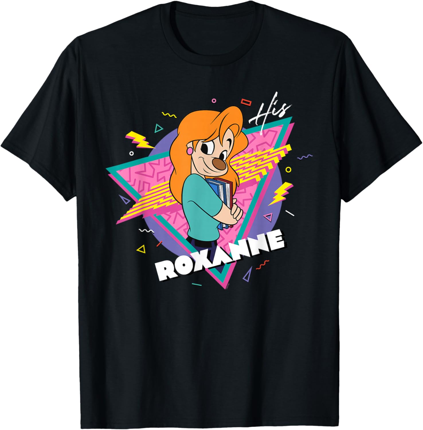 Disney A Goofy Movie Retro 90s Couples Matching His Roxanne T-Shirt - 14