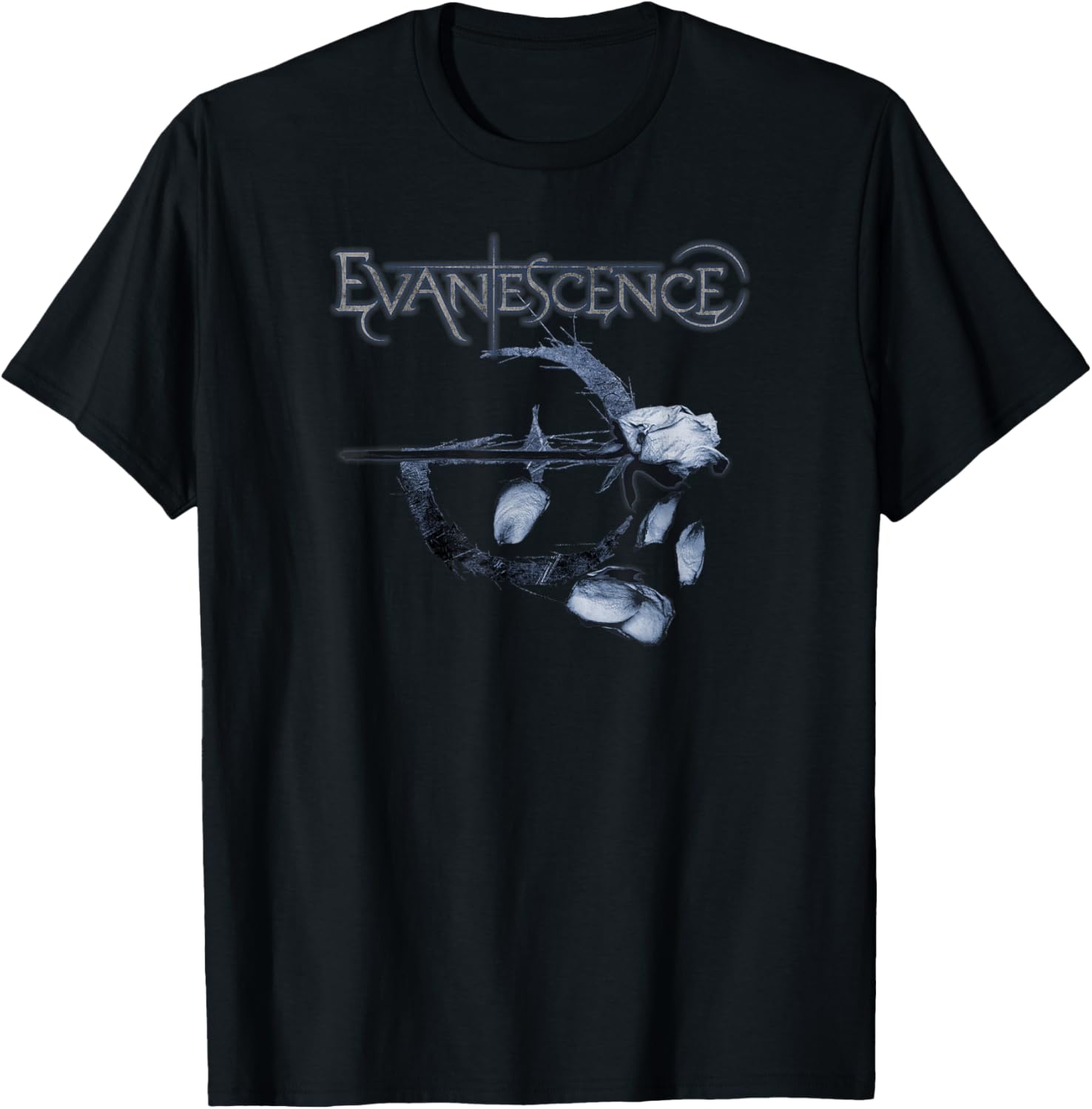 Evanescence Logo Petals T-Shirt for Music Fans - Stylish Graphic Tee - 1