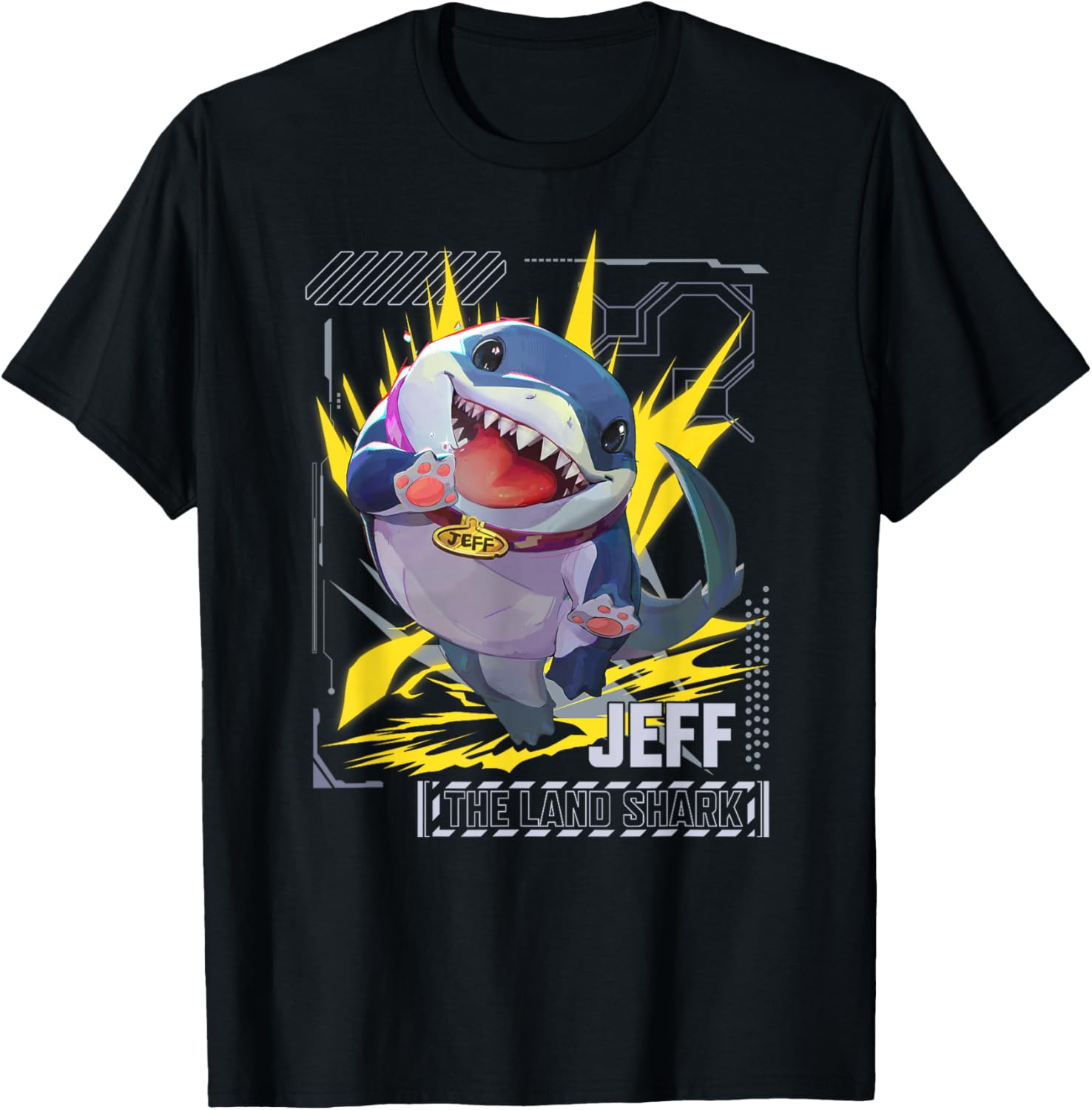 Marvel Rivals Jeff the Land Shark T-Shirt for Superhero Gamers - 1
