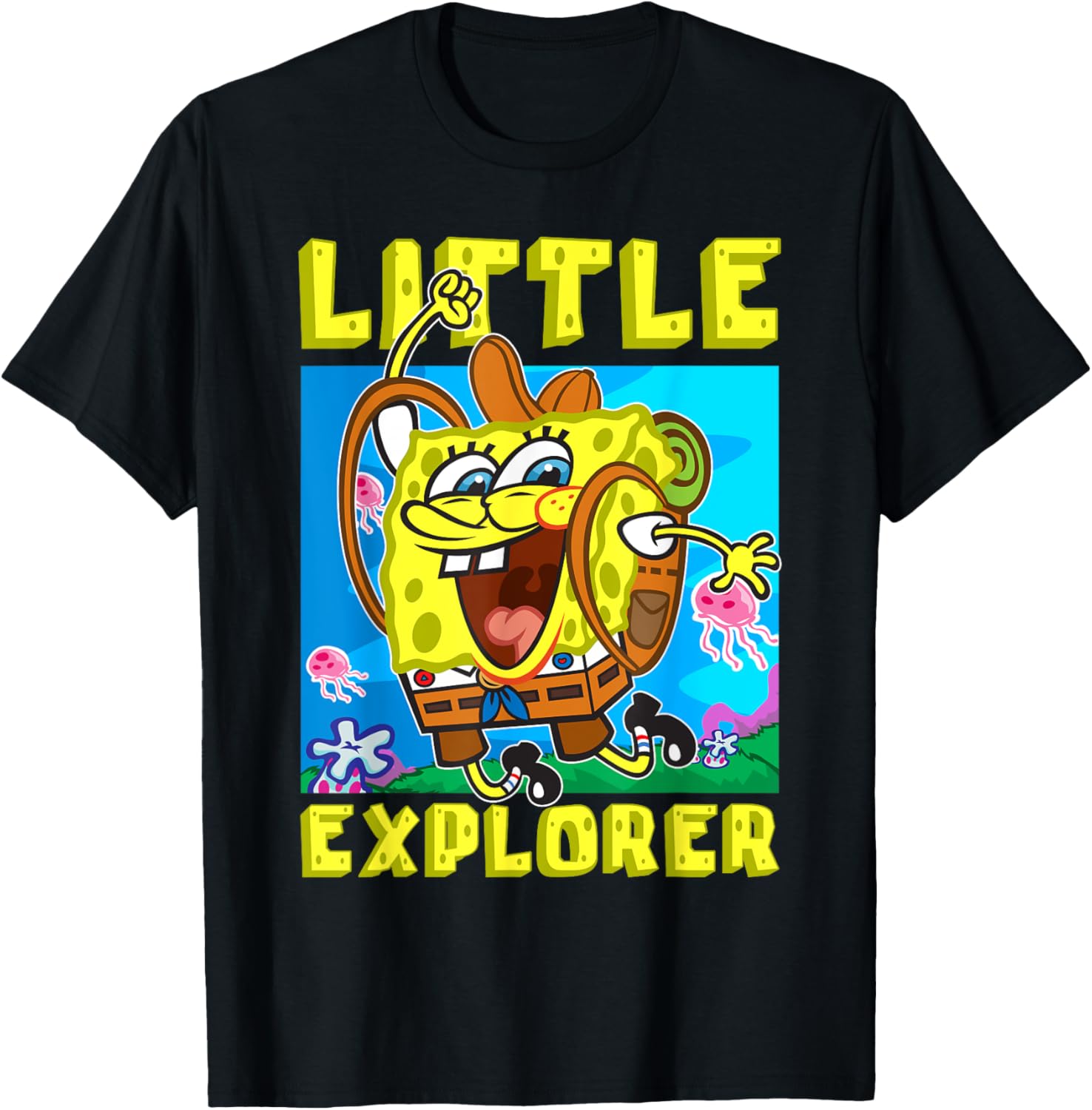 SpongeBob Little Explorer Funny Boys Gift T-Shirt for Christmas Birthday - 2