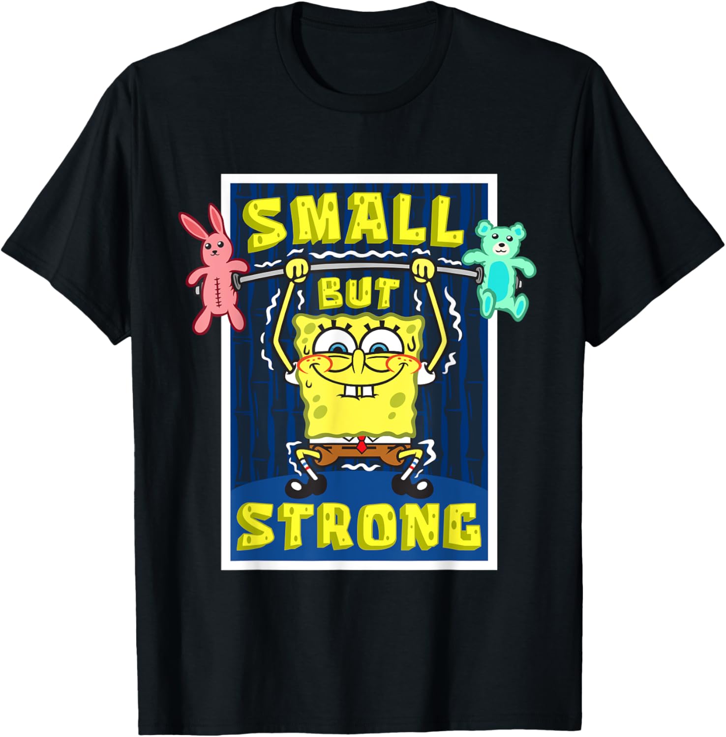 Mademark SpongeBob Small But Strong Birthday T-Shirt for Kids - 11