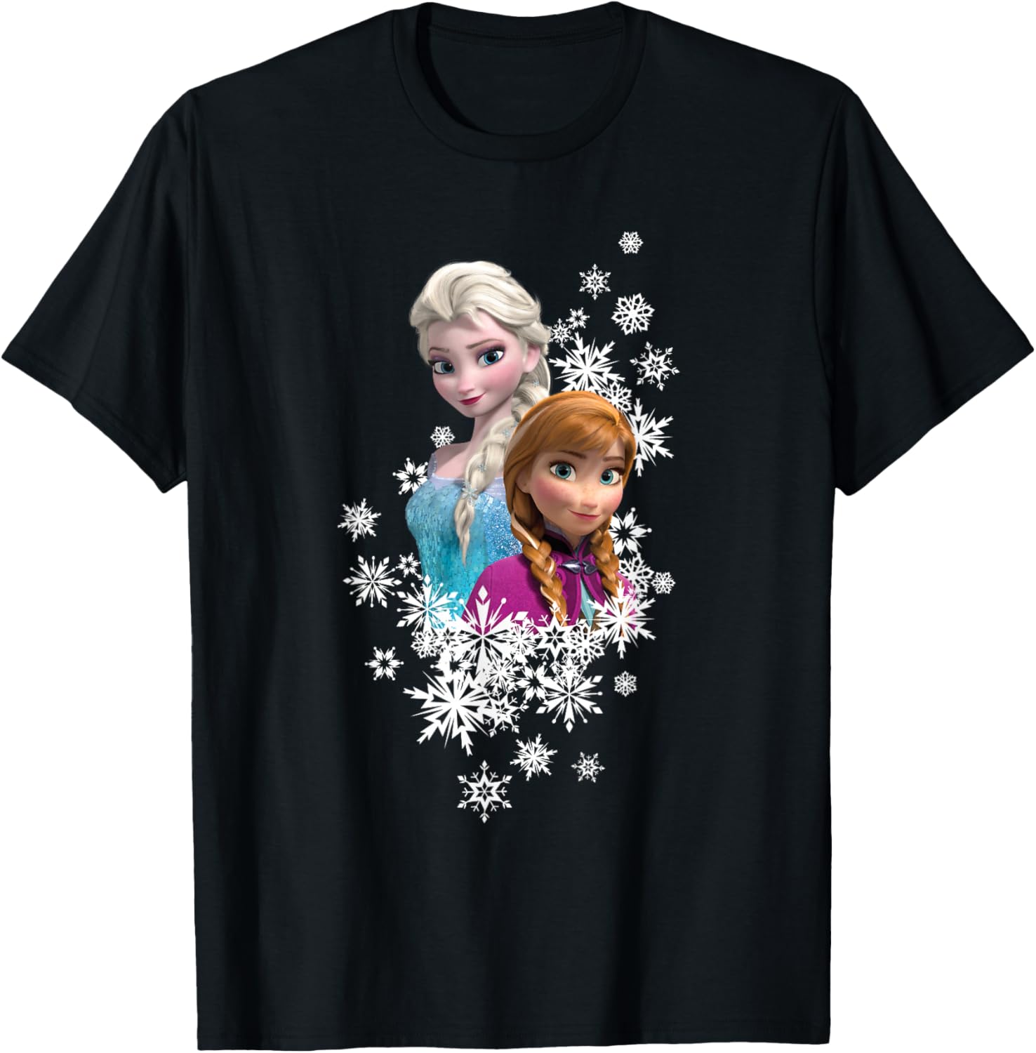 Disney Frozen Anna and Elsa Snowflakes T-Shirt for Kids and Fans - 21