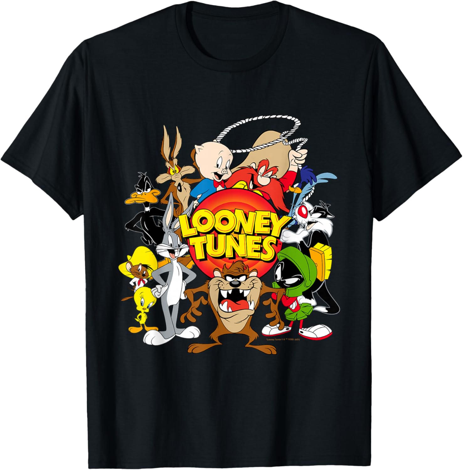 Looney Tunes Character Group T-Shirt for Fun Cartoon Lovers - 2