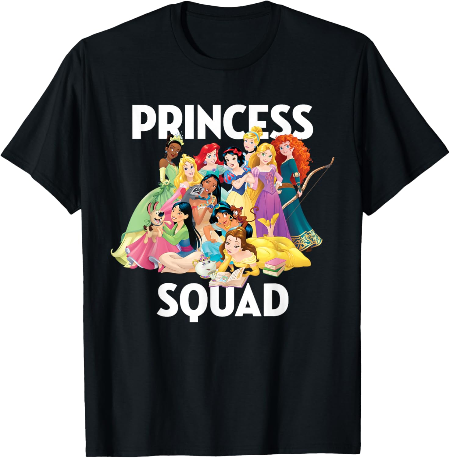 Disney Princess Squad T-Shirt for Kids Stylish Fun Apparel - 2
