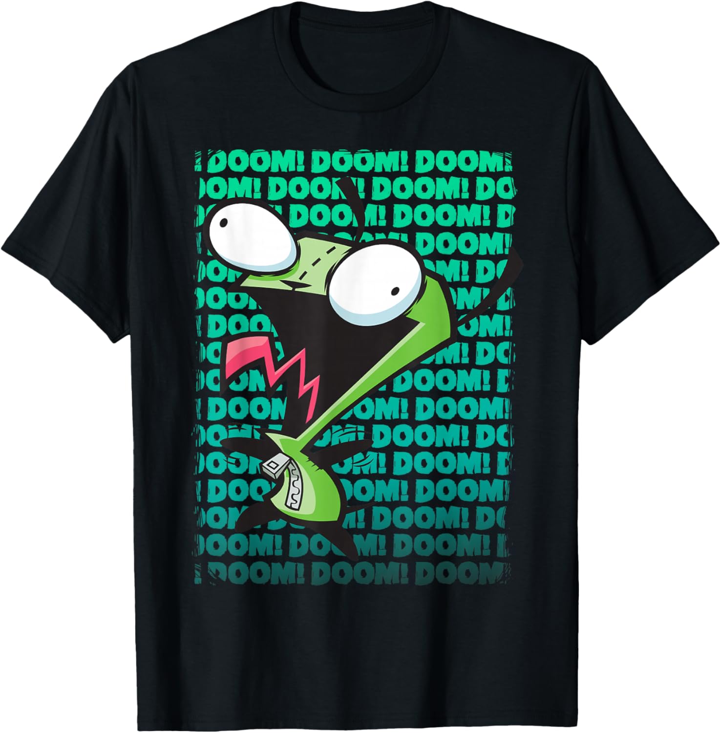 Nickelodeon Invader Zim GIR Impending DOOM Song T-Shirt for Fans - 6