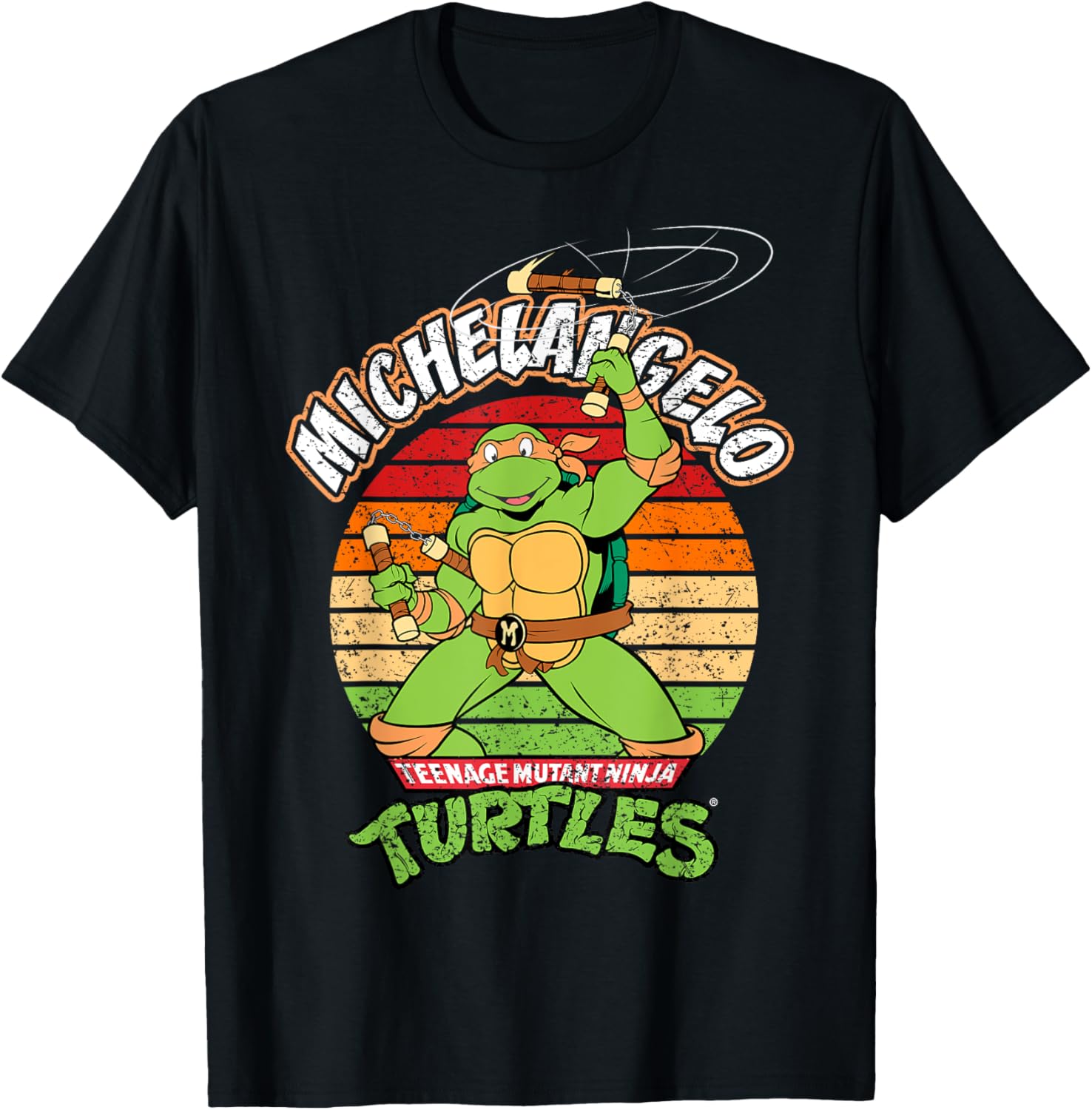 Mademark TMNT Michelangelo Ready For Action T-Shirt for Kids and Adults - 19