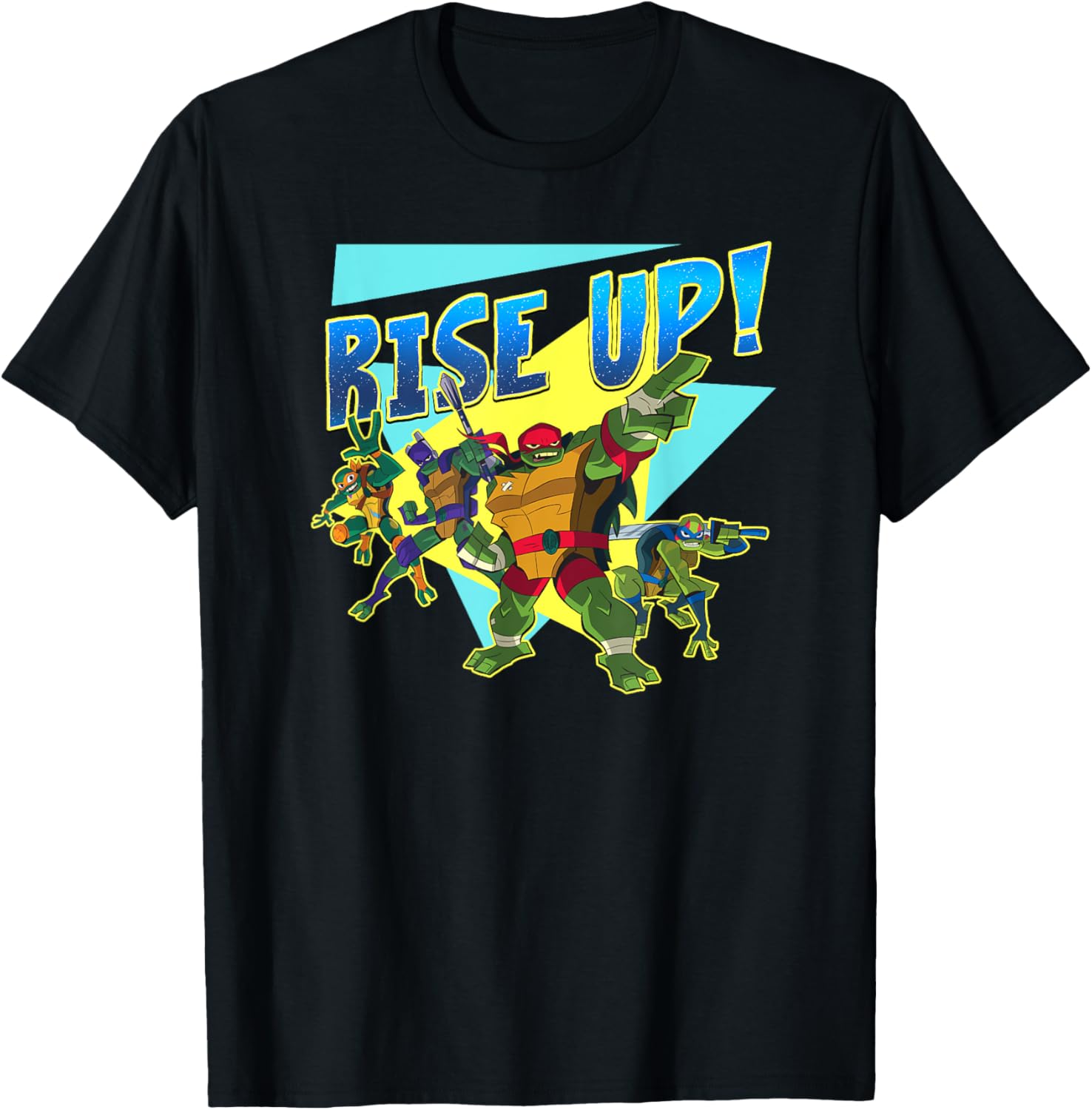 Mademark TMNT Rise Up T-Shirt for Fans of Teenage Mutant Ninja Turtles - 5