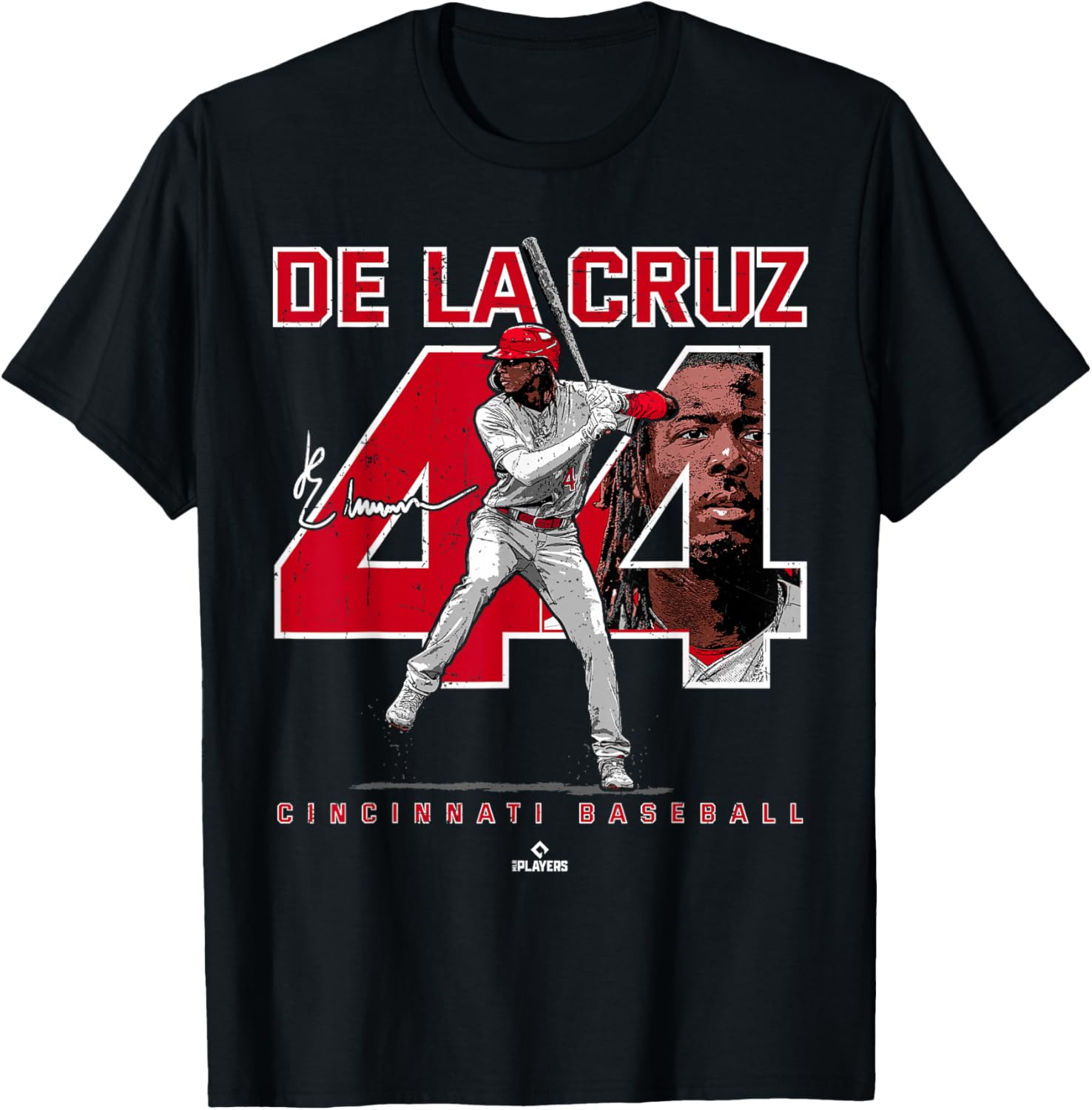 BallPark MVP Unisex Black Baseball T-Shirt for Elly De La Cruz Fans - 10