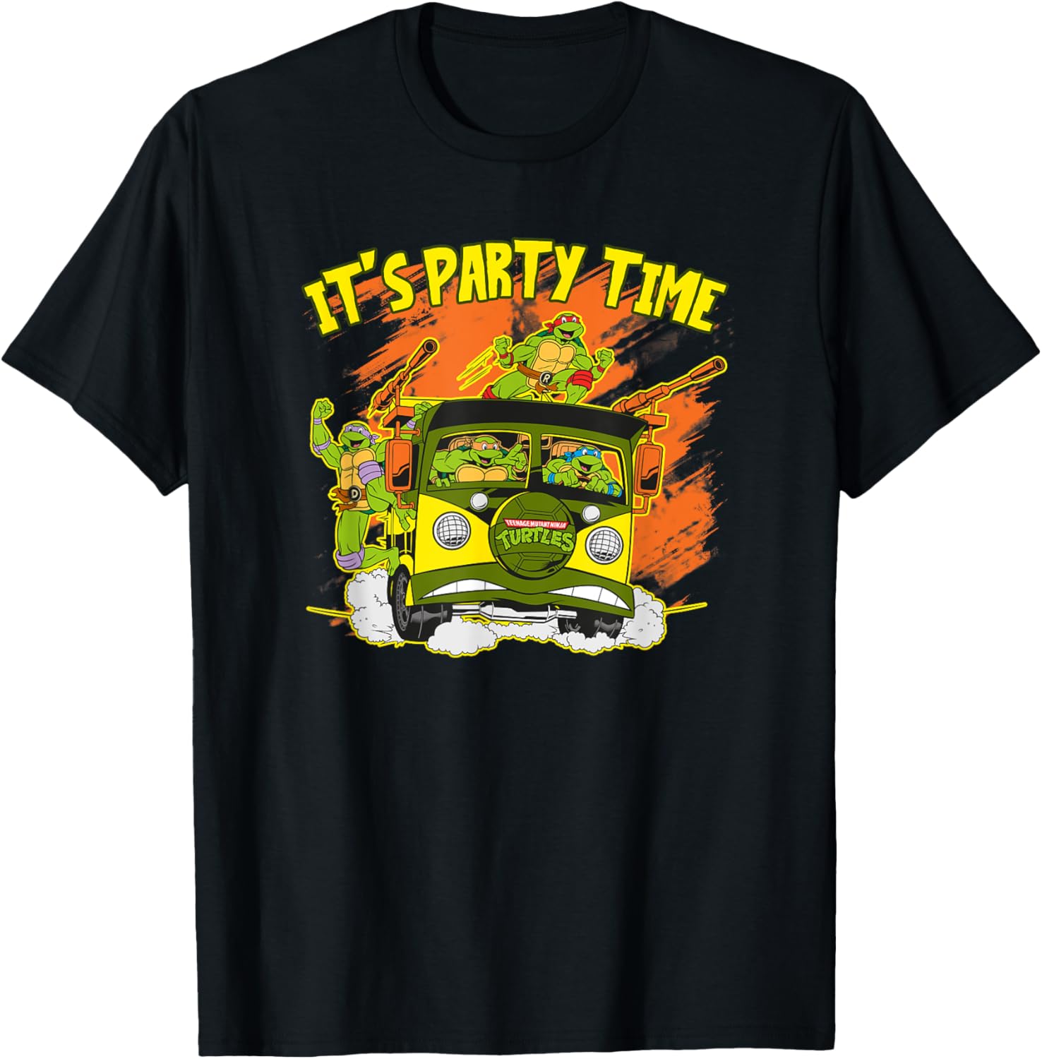 Mademark Teenage Mutant Ninja Turtles Party Time T-Shirt for Kids - 10