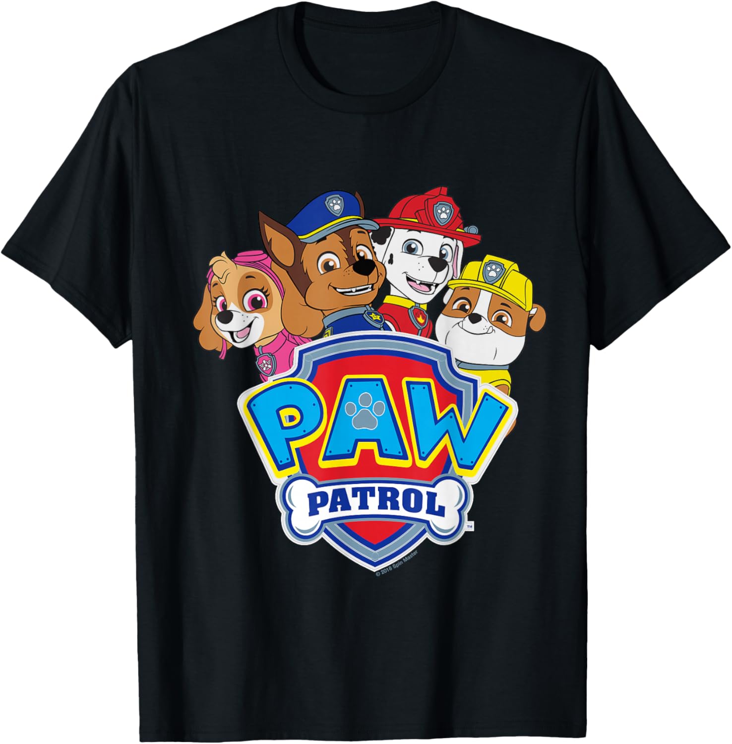 Paw Patrol Logo Group T-Shirt for Kids - Fun and Stylish Apparel - 3