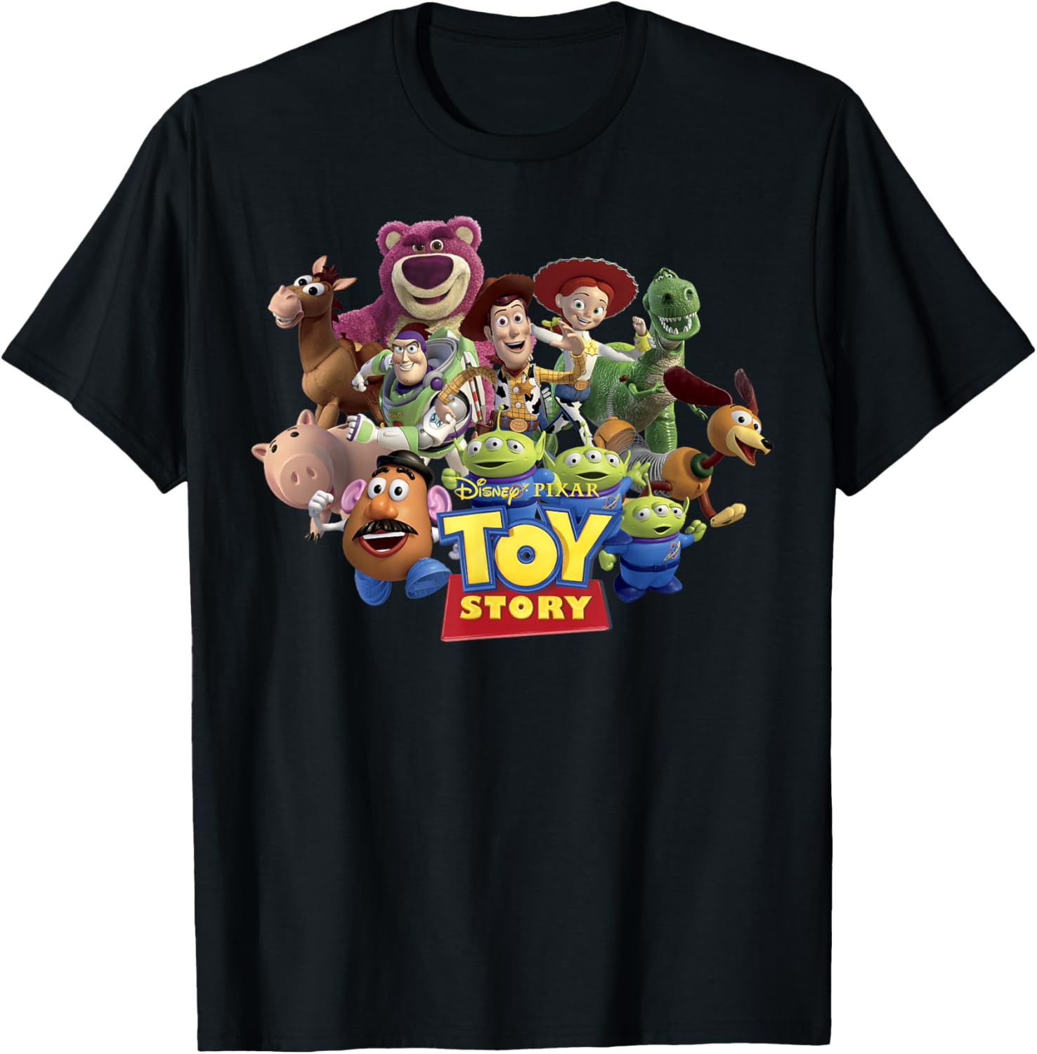 Disney Pixar Toy Story Buzz Woody Jessie Running T-Shirt for Kids - 6