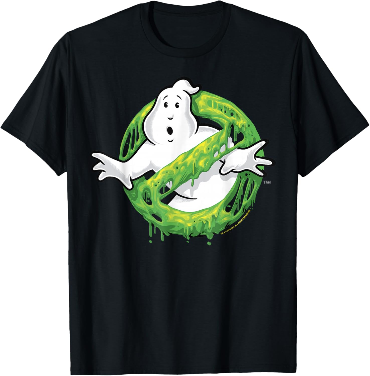 Ghostbusters Classic Slime Ghost Logo Graphic T-Shirt for Fans - 10